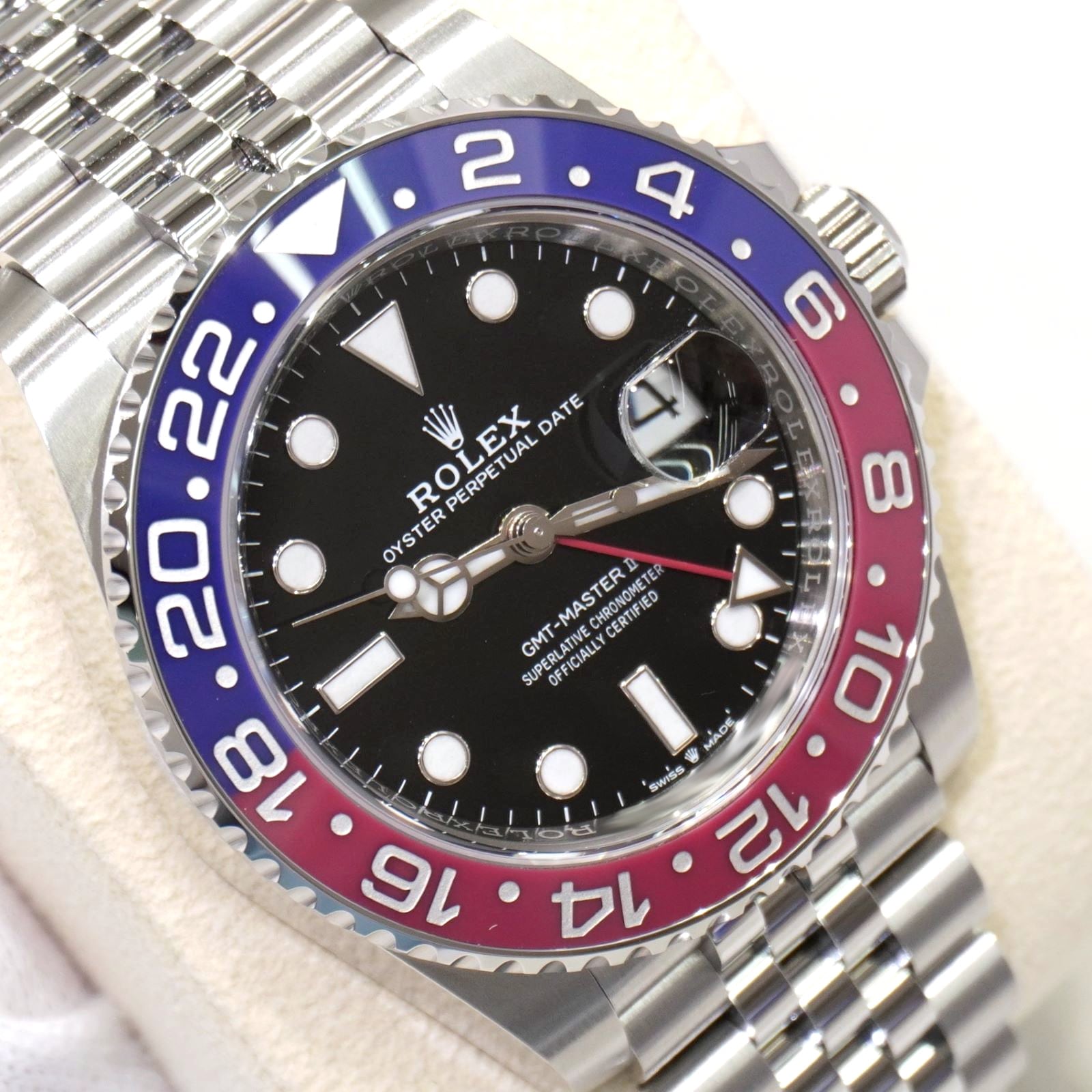 D-209 ROLEX (����å���) GMT�ޥ������� �ӻ��� 126710BLRO �֥�å� SS ����ӥ꡼ ̤Ĵ�� ��°�ʴ��� ������� ���Ź