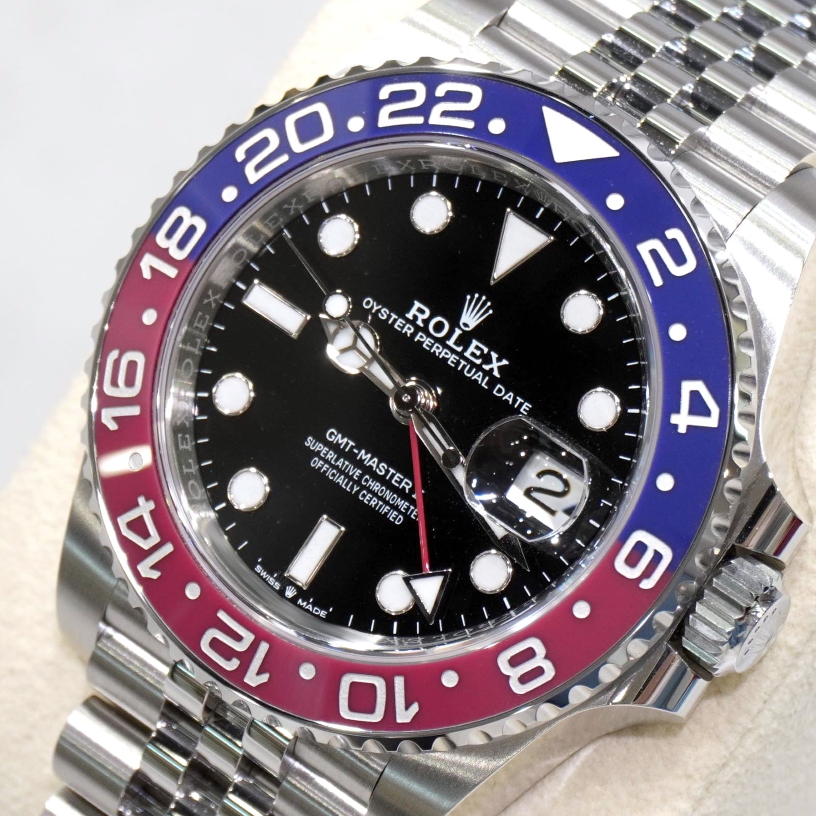D-209 ROLEX (����å���) GMT�ޥ������� �ӻ��� 126710BLRO �֥�å� SS ����ӥ꡼ ̤Ĵ�� ��°�ʴ��� ������� ���Ź