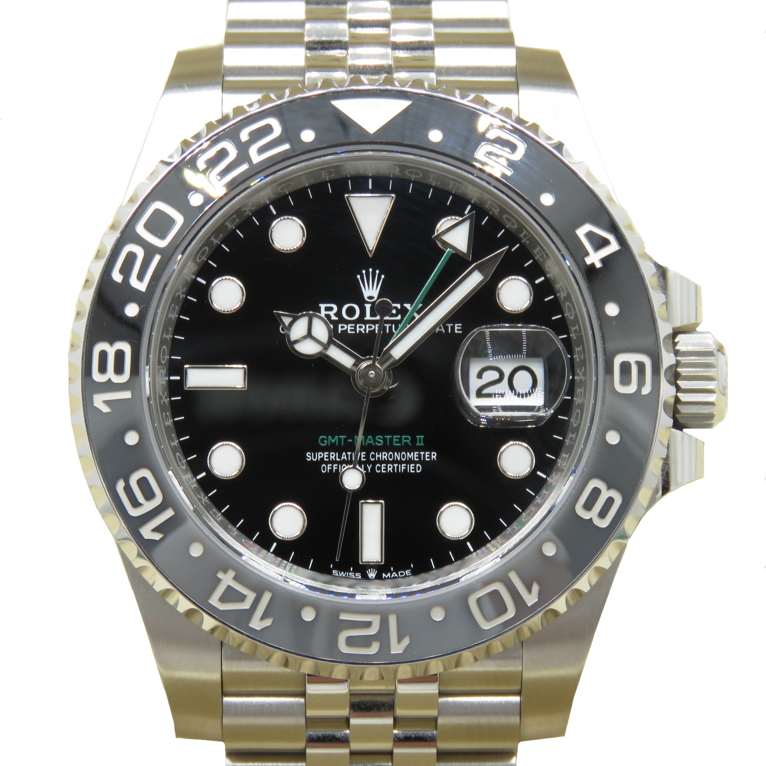ROLEX(ロレックス)/GMTマスターⅡ/126710GRNR/ブラック/ジュビリー