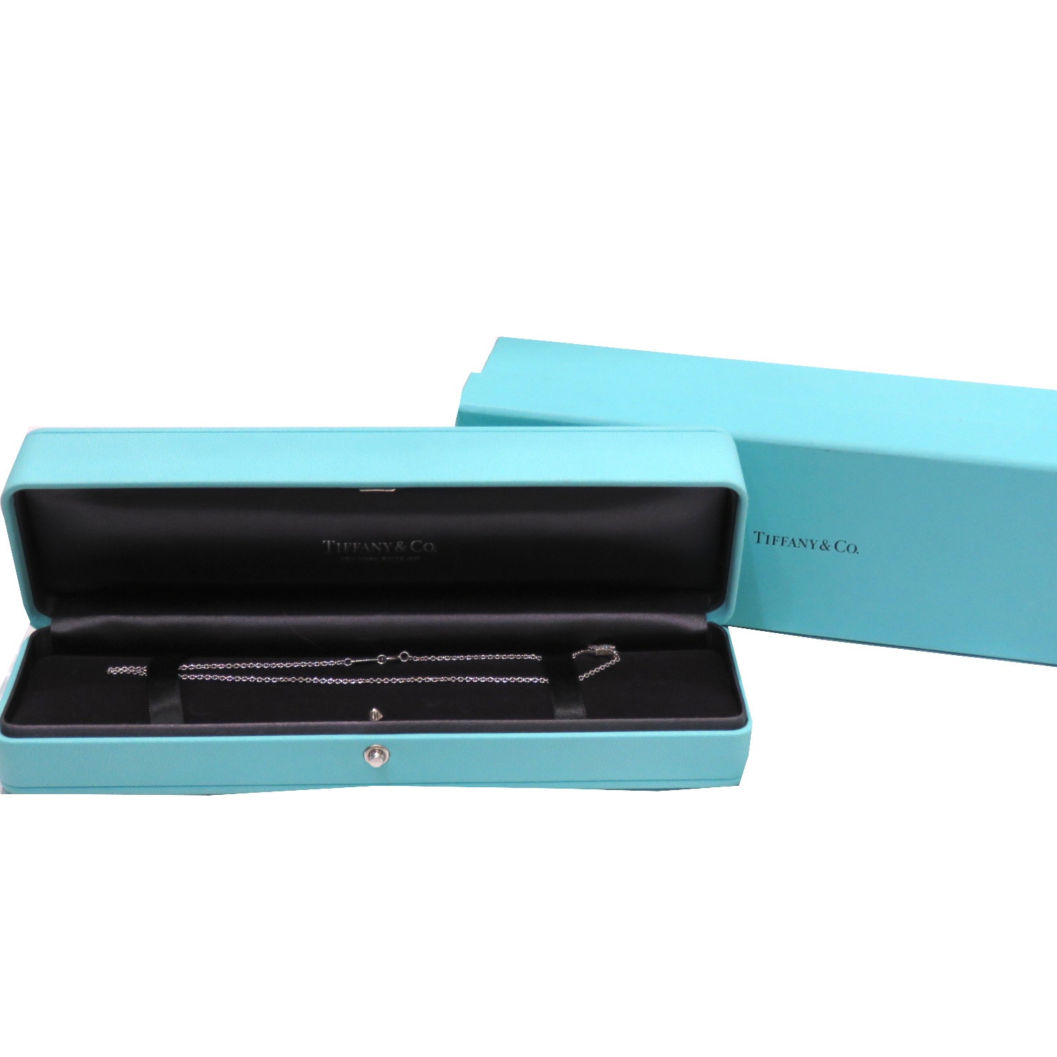 Tiffany&Co.(�ƥ��ե��ˡ�������)/T two���֥��������֥쥹��å�(15.0m)/K18WG/���A/L26�ʶ��Ź��