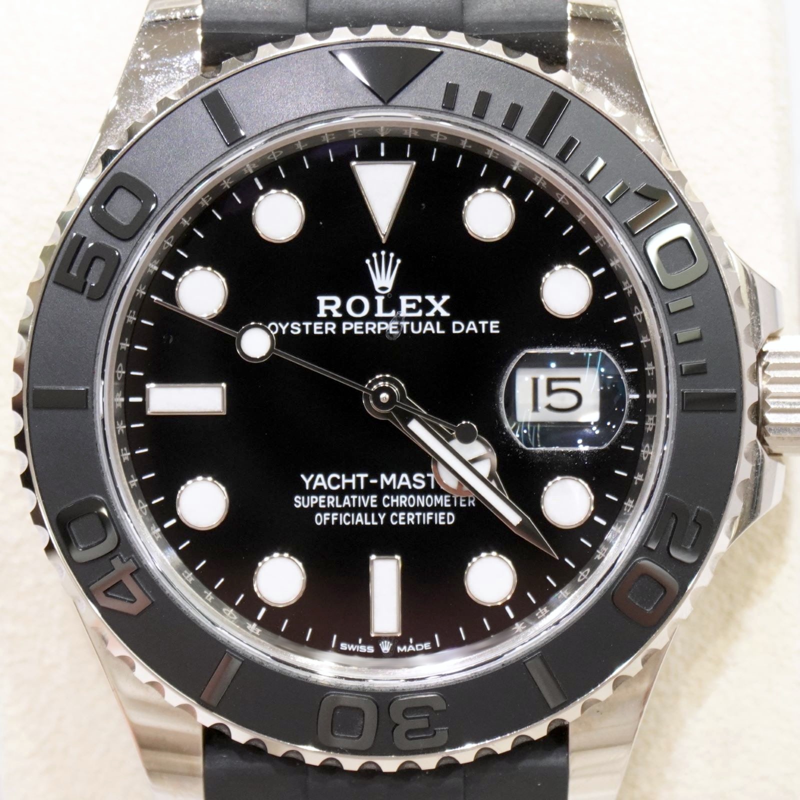 C-339 ROLEX (����å���) ��åȥޥ�����42 �ӻ��� 226659 �֥�å� WG �����ե� ��°�ʴ��� ��� ���Ź