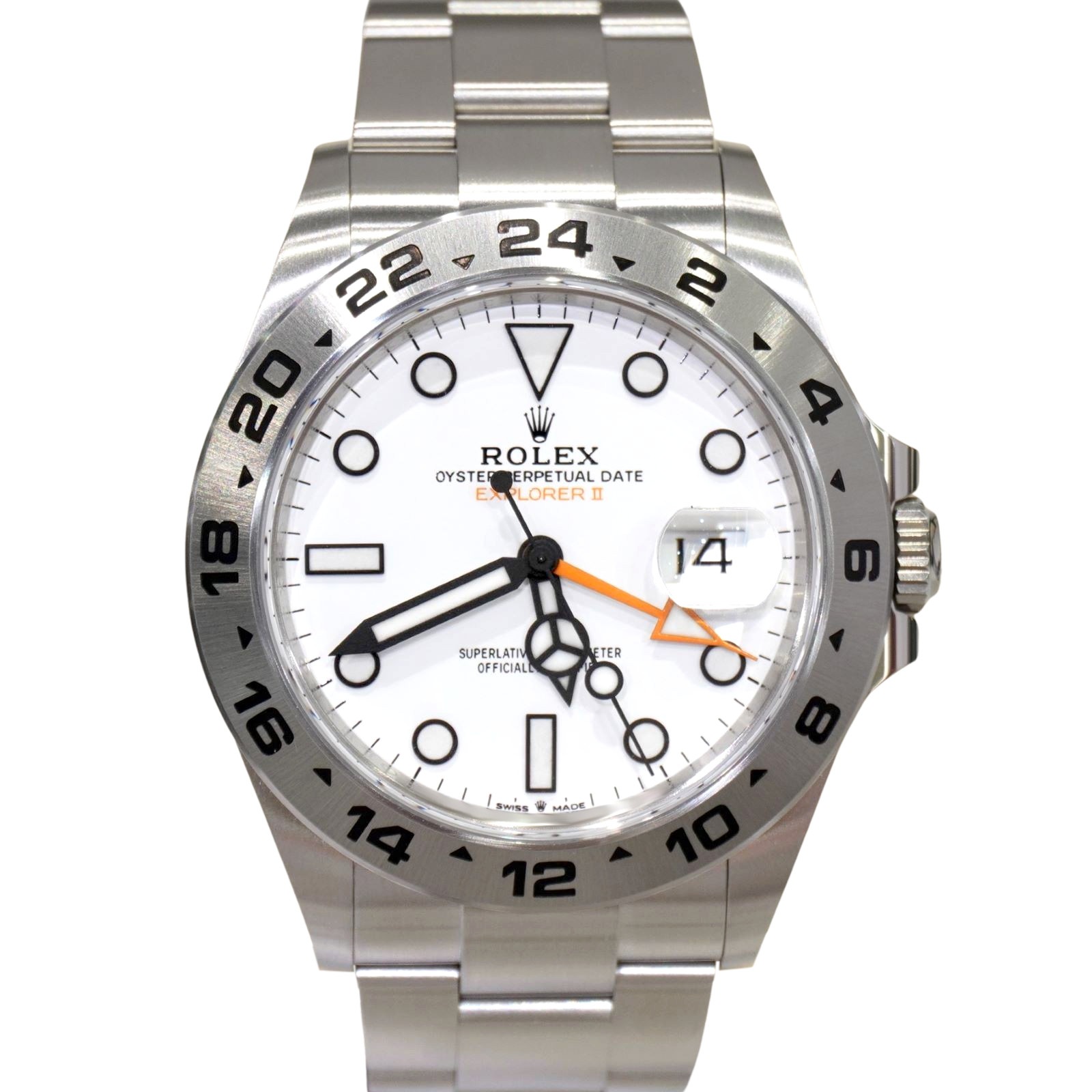 F-171 ROLEX (ロレックス) エクスプローラーⅡ 腕時計 226570 ホワイト