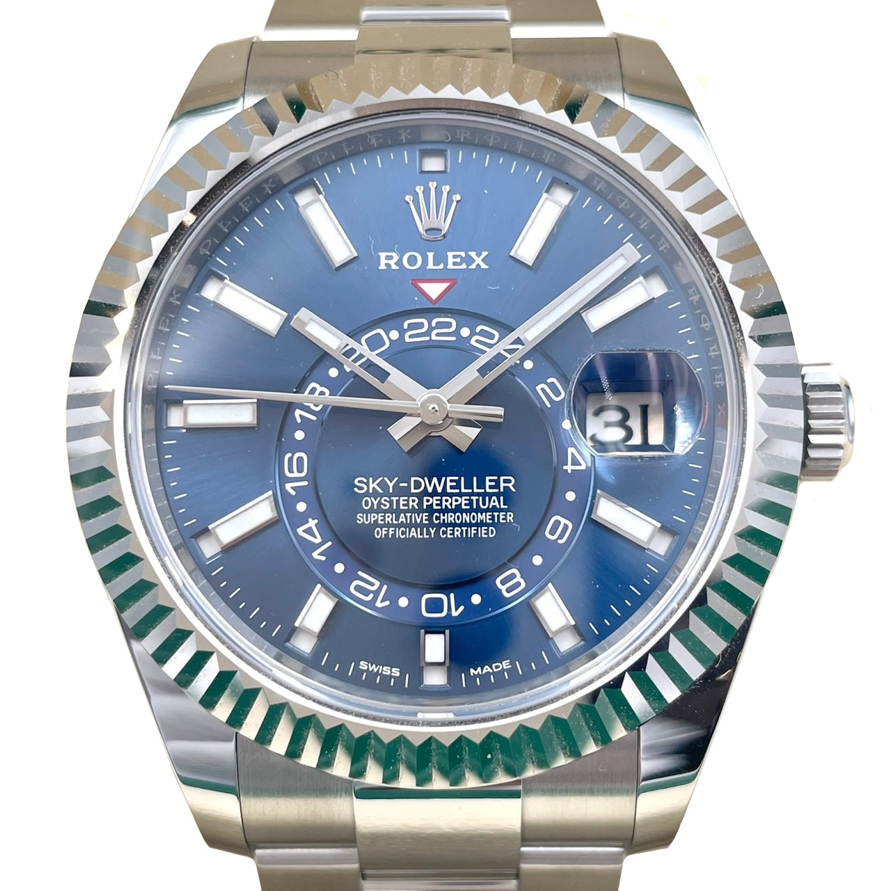 ROLEX(����å���) �������ɥ����顼 326934 �֥饤�ȥ֥롼 ���������� �����̵�� ����Ϥ����������� 2020ǯ2�� ������� ST-204 (���ض�Ź)