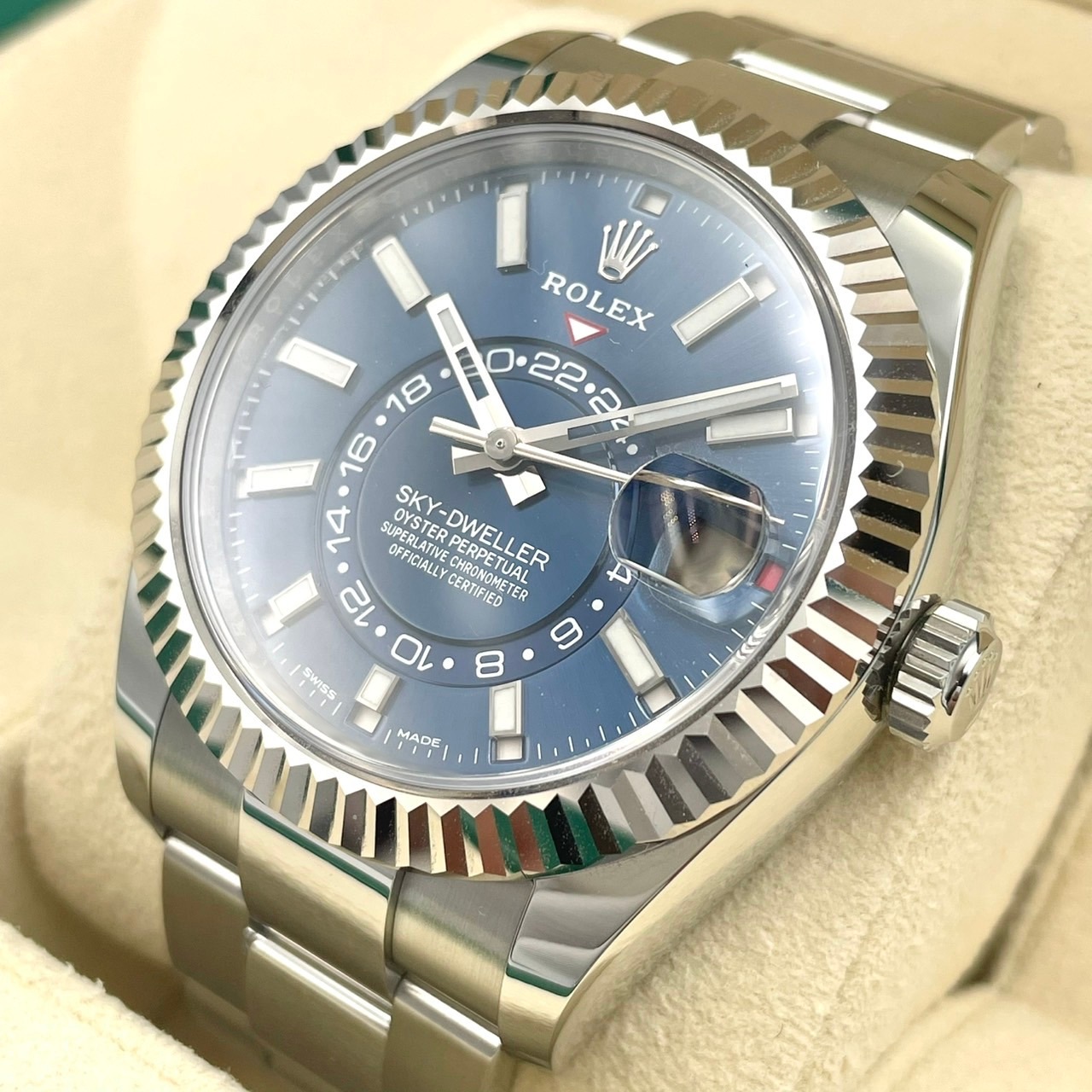 ROLEX(����å���) �������ɥ����顼 326934 �֥饤�ȥ֥롼 ���������� �����̵�� ����Ϥ����������� 2020ǯ2�� ������� ST-204 (���ض�Ź)