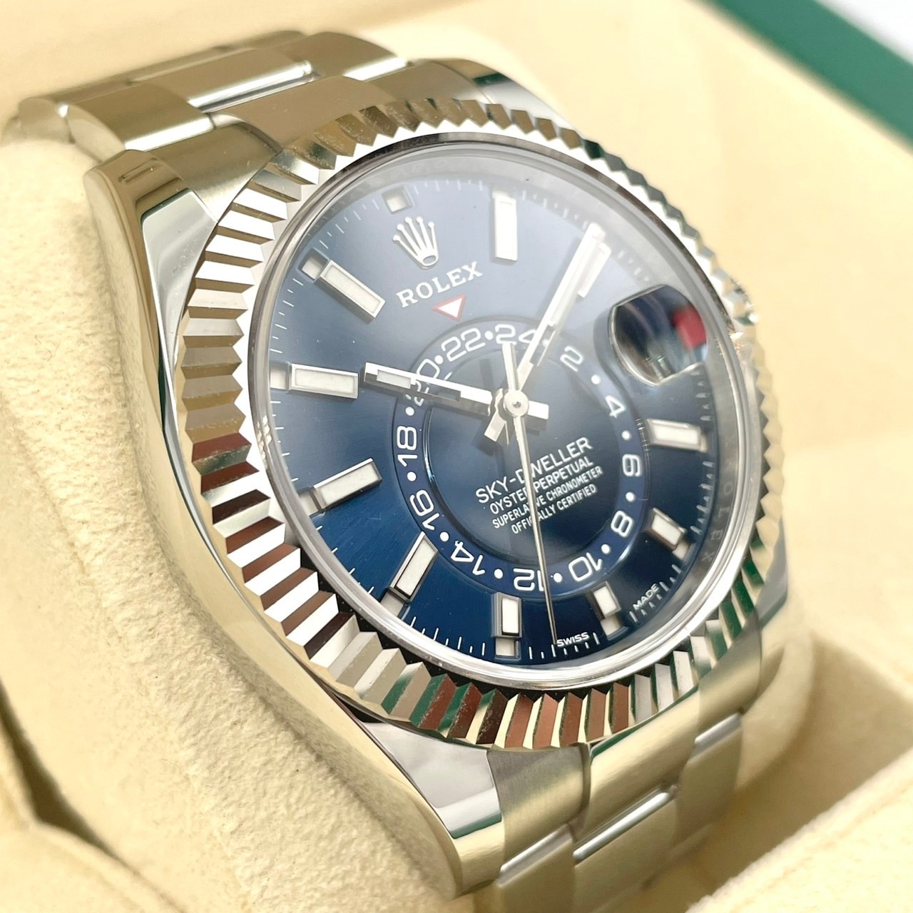 ROLEX(����å���) �������ɥ����顼 326934 �֥饤�ȥ֥롼 ���������� �����̵�� ����Ϥ����������� 2020ǯ2�� ������� ST-204 (���ض�Ź)