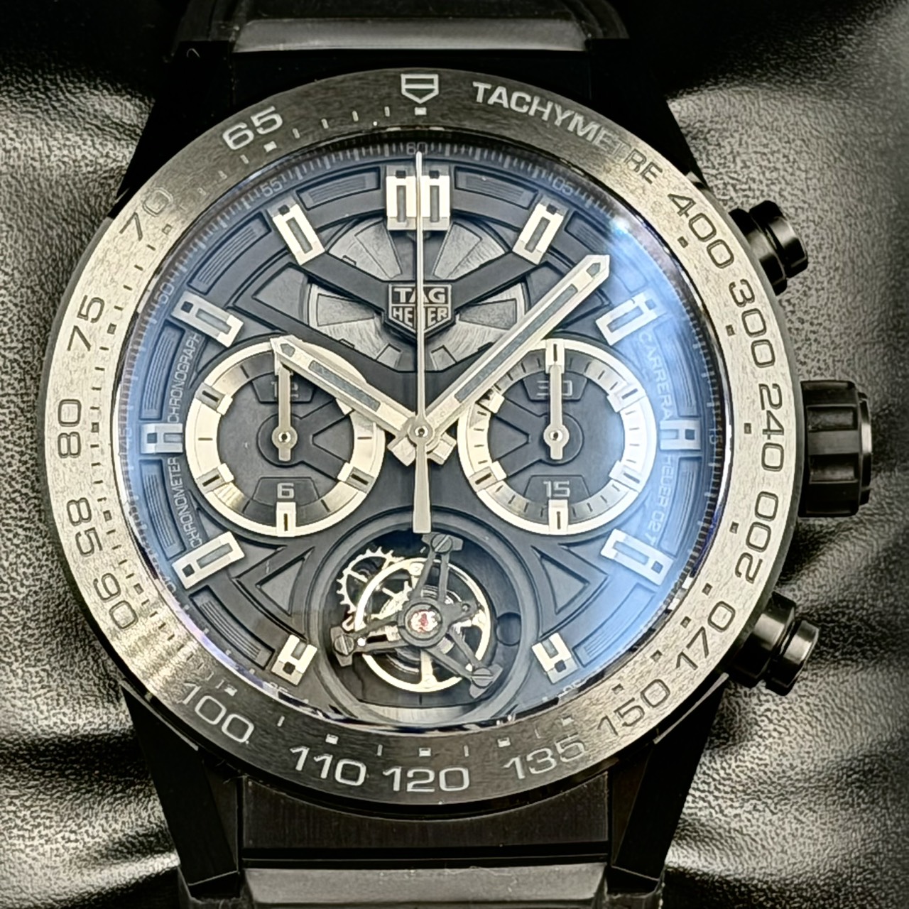TAG Heuer(�����ۥ��䡼) ����饭���С��ۥ��䡼02T����ߥå��ȥ�����ӥ�� CAR5A8Z �֥�å� 2017ǯ6�� ����Ʊ�� ���� SA-76 ���ض�Ź