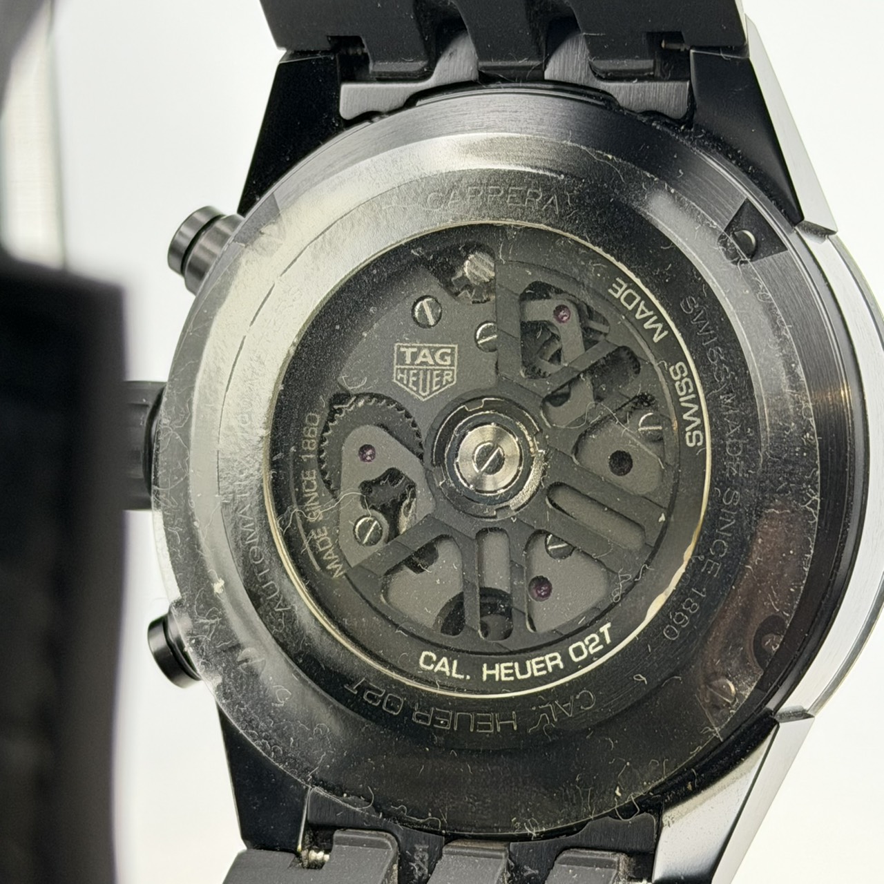 TAG Heuer(�����ۥ��䡼) ����饭���С��ۥ��䡼02T����ߥå��ȥ�����ӥ�� CAR5A8Z �֥�å� 2017ǯ6�� ����Ʊ�� ���� SA-76 ���ض�Ź