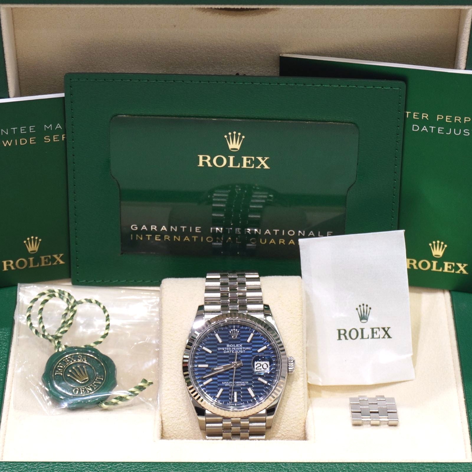 C-224 ROLEX (����å���) �ǥ��ȥ��㥹��36 �ӻ��� 126234 �֥롼�ե롼�ƥåɥ������ SS/WG ����ӥ꡼ ��°�ʴ��� ������� ���Ź