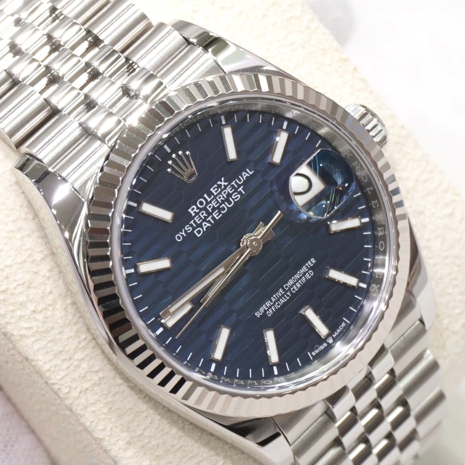 C-224 ROLEX (����å���) �ǥ��ȥ��㥹��36 �ӻ��� 126234 �֥롼�ե롼�ƥåɥ������ SS/WG ����ӥ꡼ ��°�ʴ��� ������� ���Ź