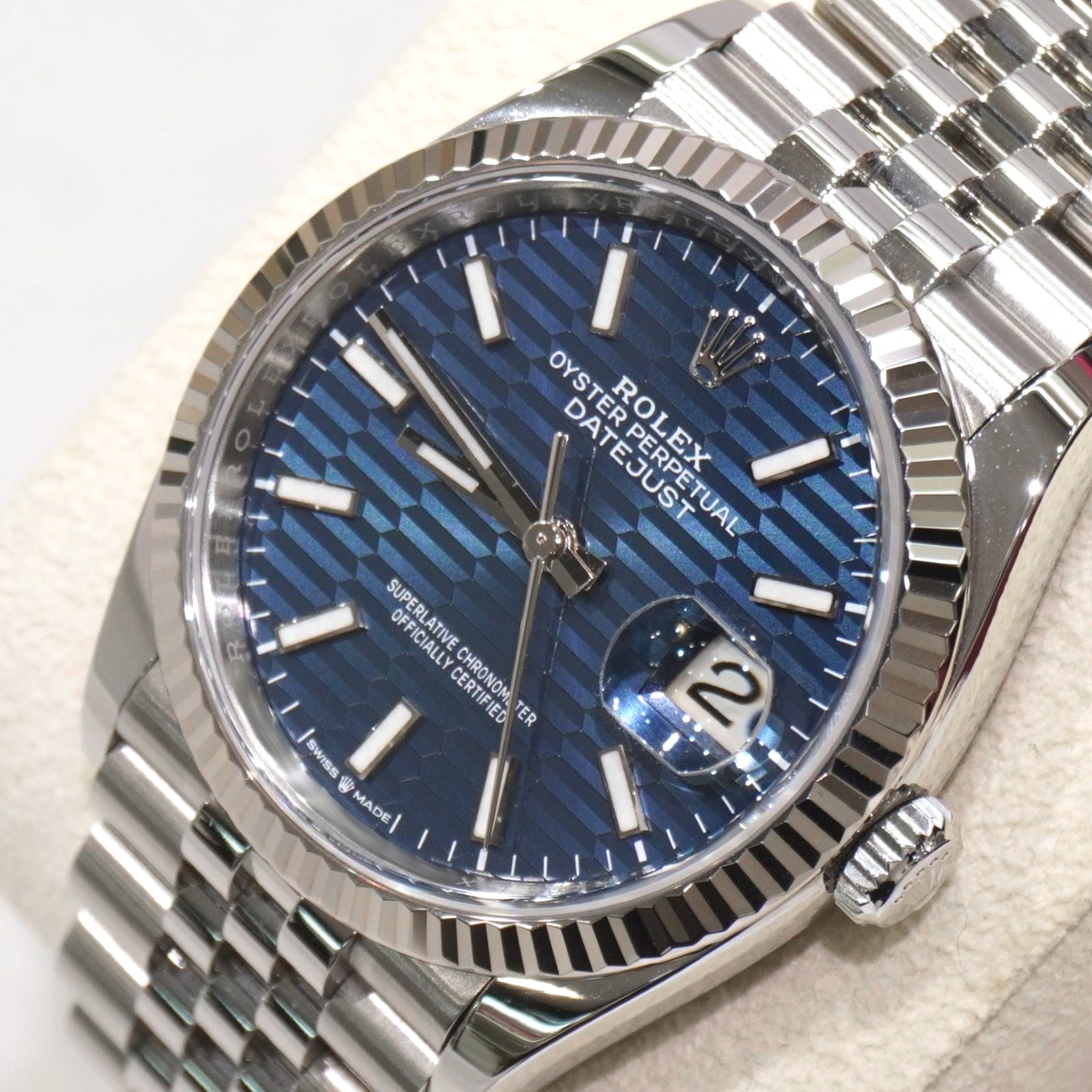 C-224 ROLEX (����å���) �ǥ��ȥ��㥹��36 �ӻ��� 126234 �֥롼�ե롼�ƥåɥ������ SS/WG ����ӥ꡼ ��°�ʴ��� ������� ���Ź