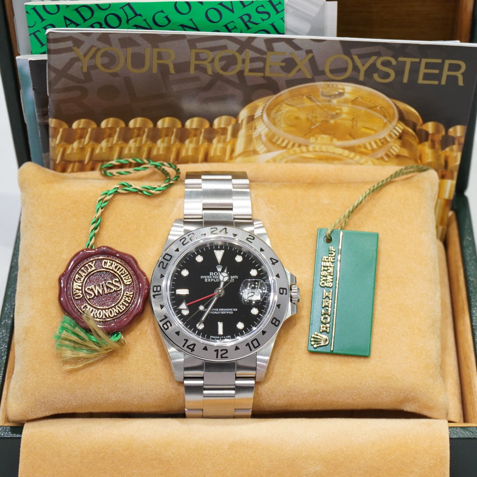 E-146 ROLEX (����å���) �������ץ����顼�� �ӻ��� 16570 �֥�å� SS ���������� ̤Ĵ�� ��°�ʴ��� ����Ʊ�� ���Ź
