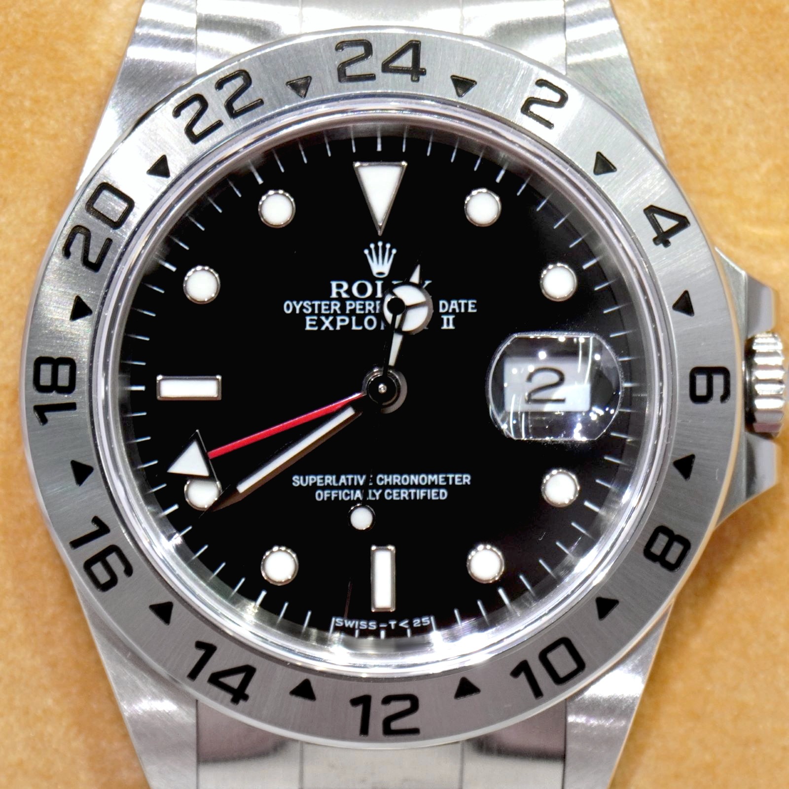 E-146 ROLEX (����å���) �������ץ����顼�� �ӻ��� 16570 �֥�å� SS ���������� ̤Ĵ�� ��°�ʴ��� ����Ʊ�� ���Ź