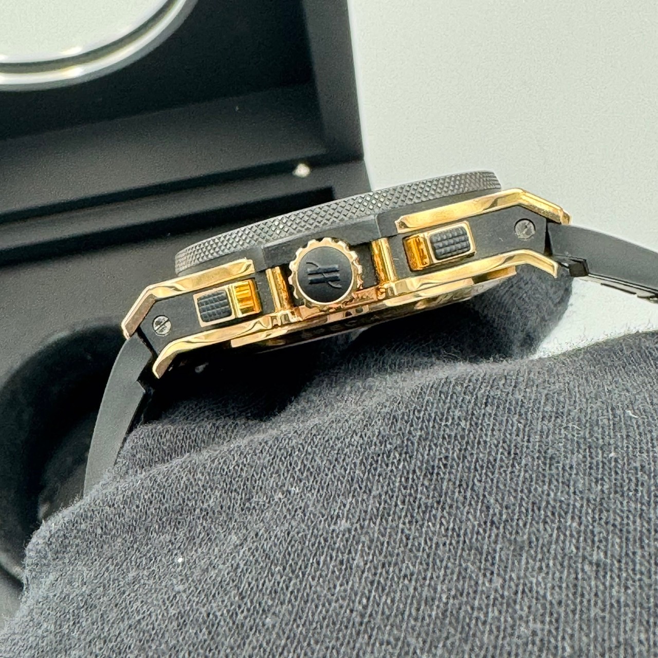 HUBLOT (֥) ӥåХ 301.PB.131.LR.TRS15 ֥å 18KRG 쥶/С  ضŹ CAT-284