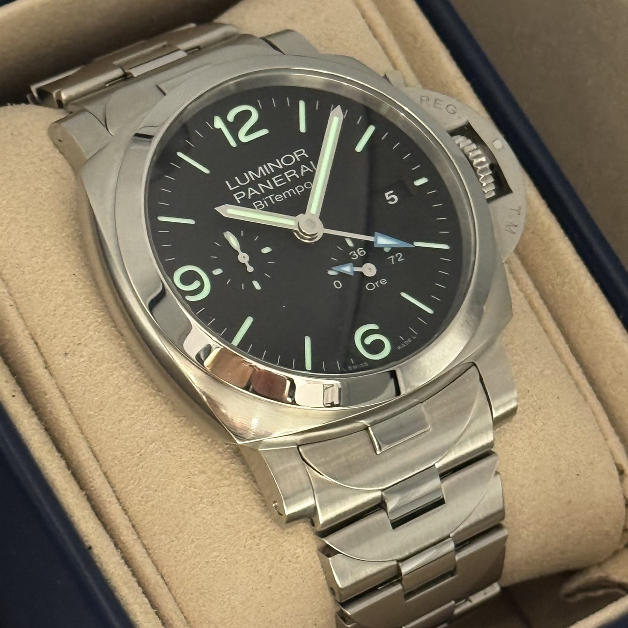 PANERAI(�ѥͥ饤) ��ߥΡ��� �ӥƥ�� PAM01360 �֥�å� SS ������� ���ض�Ź CAT-283