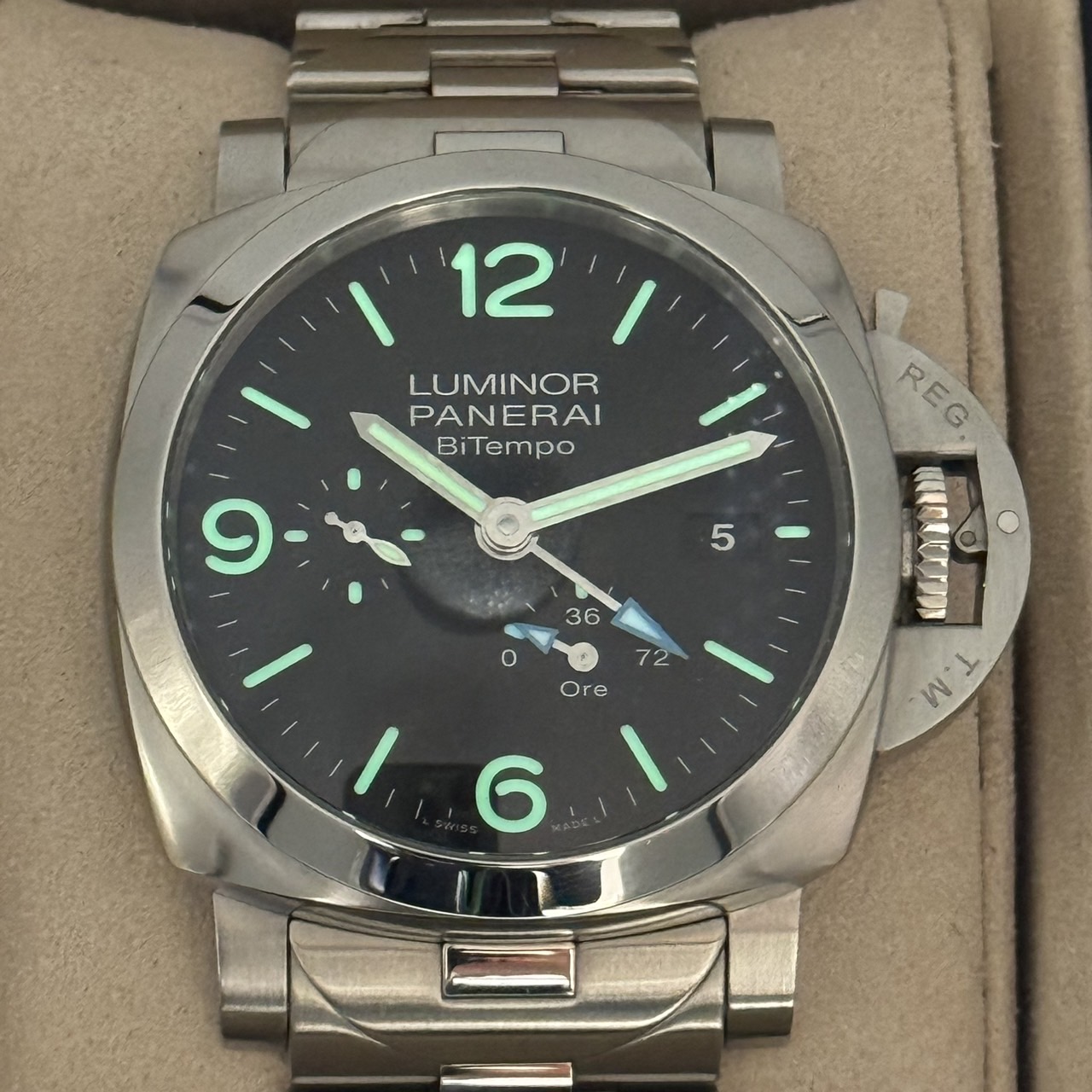 PANERAI(�ѥͥ饤) ��ߥΡ��� �ӥƥ�� PAM01360 �֥�å� SS ������� ���ض�Ź CAT-283