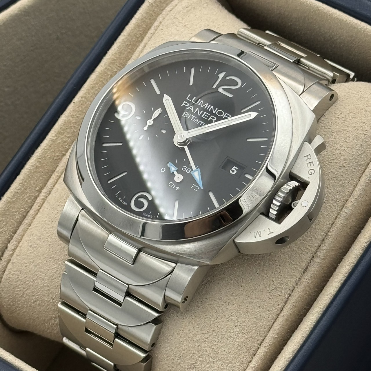 PANERAI(�ѥͥ饤) ��ߥΡ��� �ӥƥ�� PAM01360 �֥�å� SS ������� ���ض�Ź CAT-283