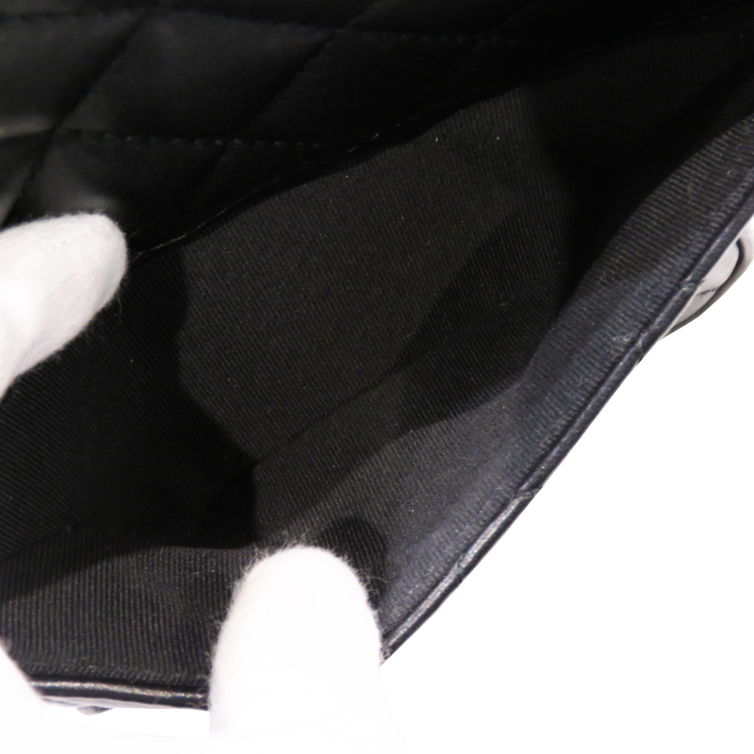 CHANEL (����ͥ�) �ޥȥ�å� �������������󥷥������Хå� AS4579 �֥�å�(�����ѥ󥴡���ɶ��) ��ॹ���� ���A Y48 ���Ź