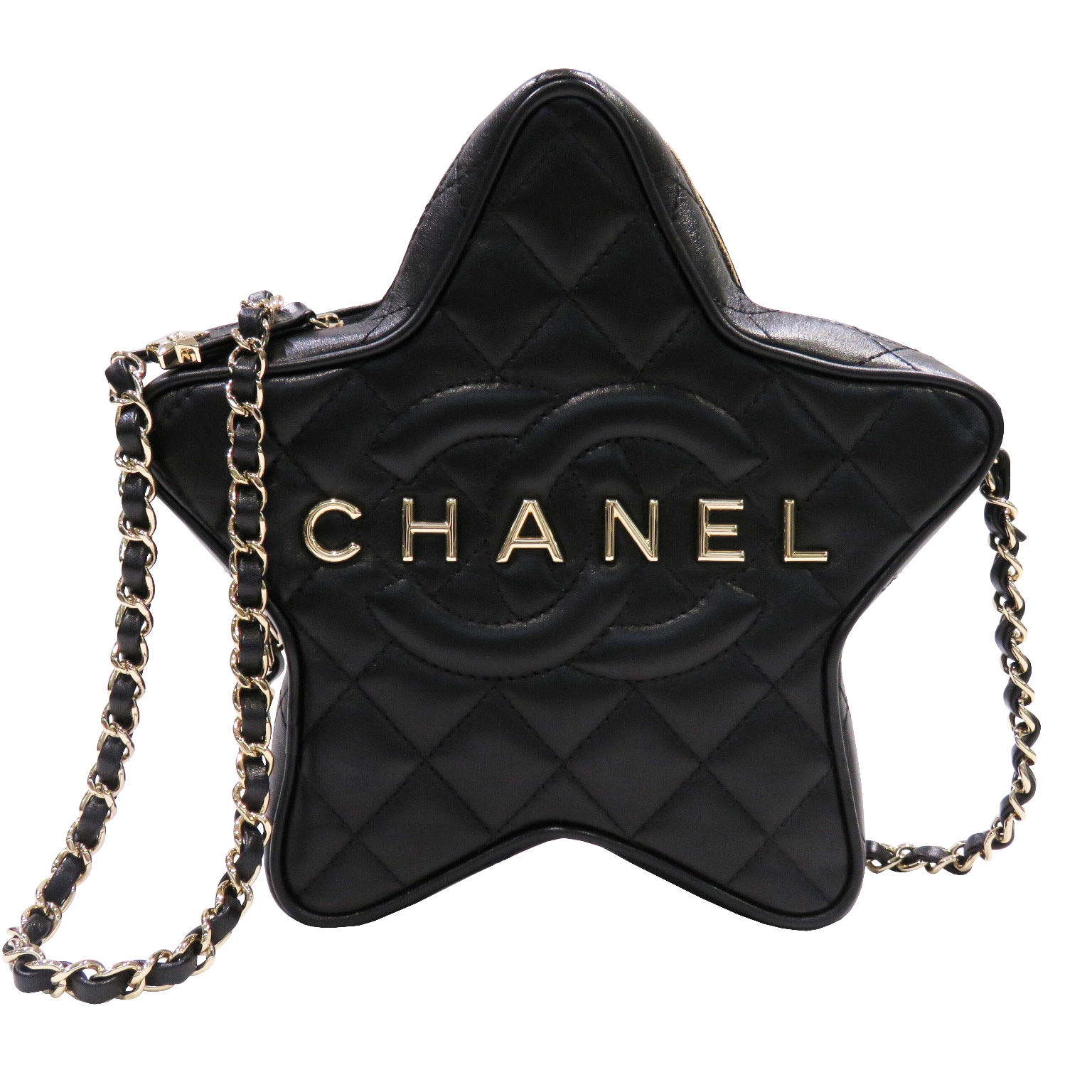 CHANEL (����ͥ�) �ޥȥ�å� �������������󥷥������Хå� AS4579 �֥�å�(�����ѥ󥴡���ɶ��) ��ॹ���� ���A Y48 ���Ź