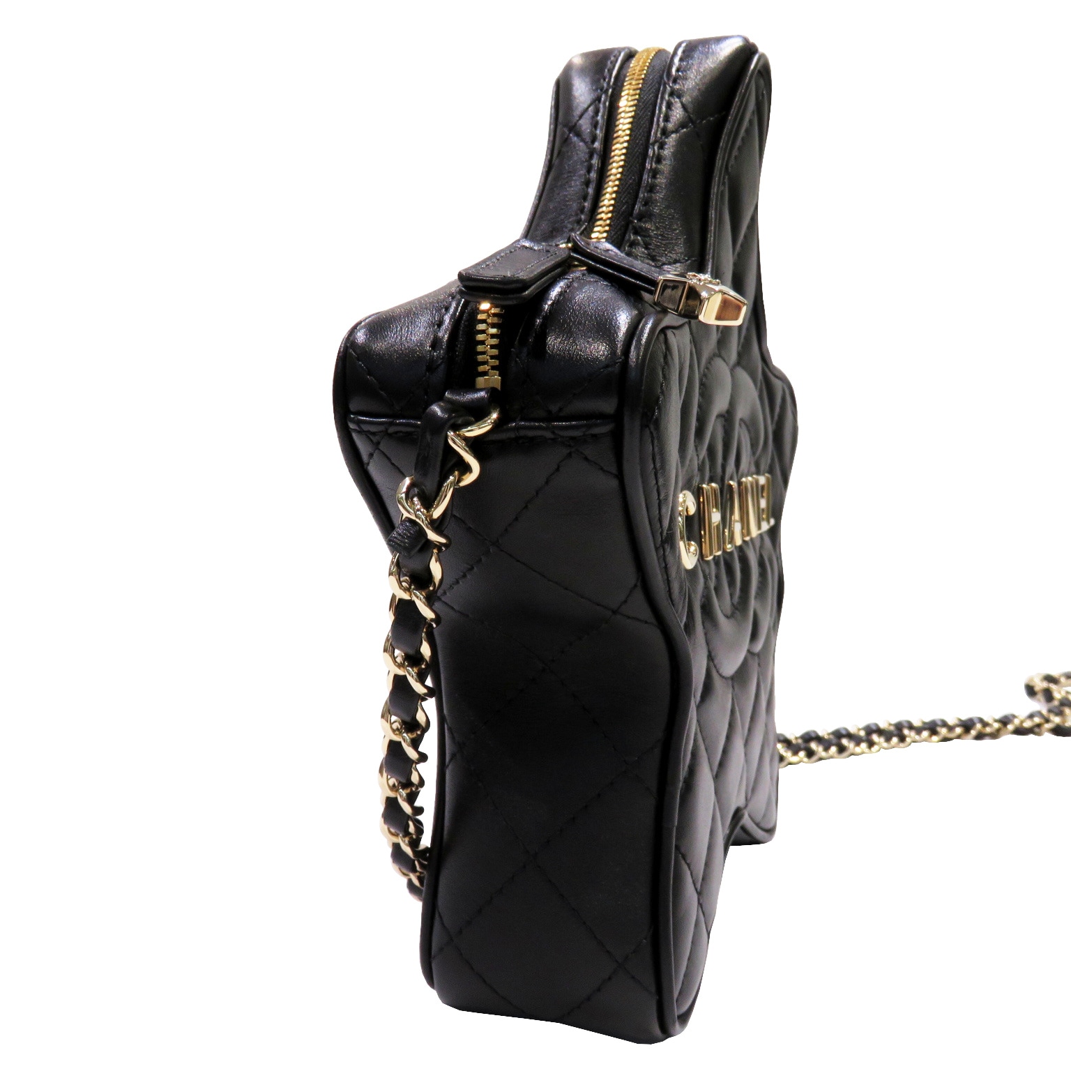 CHANEL (����ͥ�) �ޥȥ�å� �������������󥷥������Хå� AS4579 �֥�å�(�����ѥ󥴡���ɶ��) ��ॹ���� ���A Y48 ���Ź