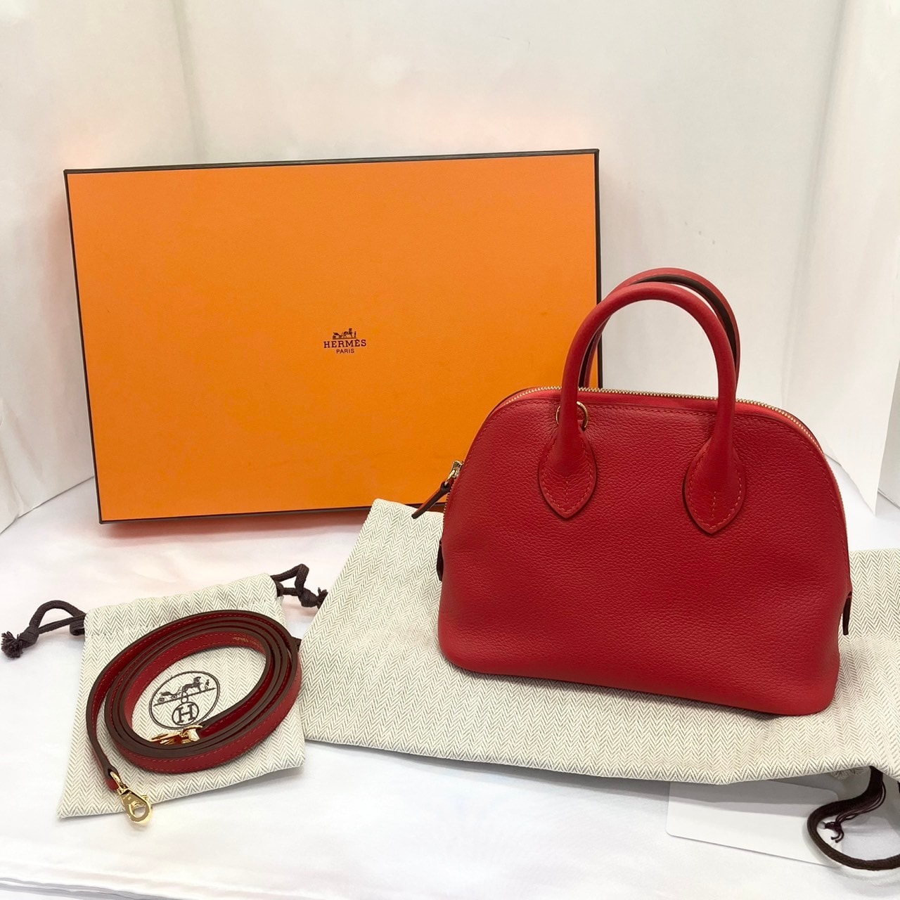 HERMES(����᥹) �ܥ꡼��1923�ߥ� �롼���奫���å�/G��� �����������顼 K�� ̤���� (����Ź)