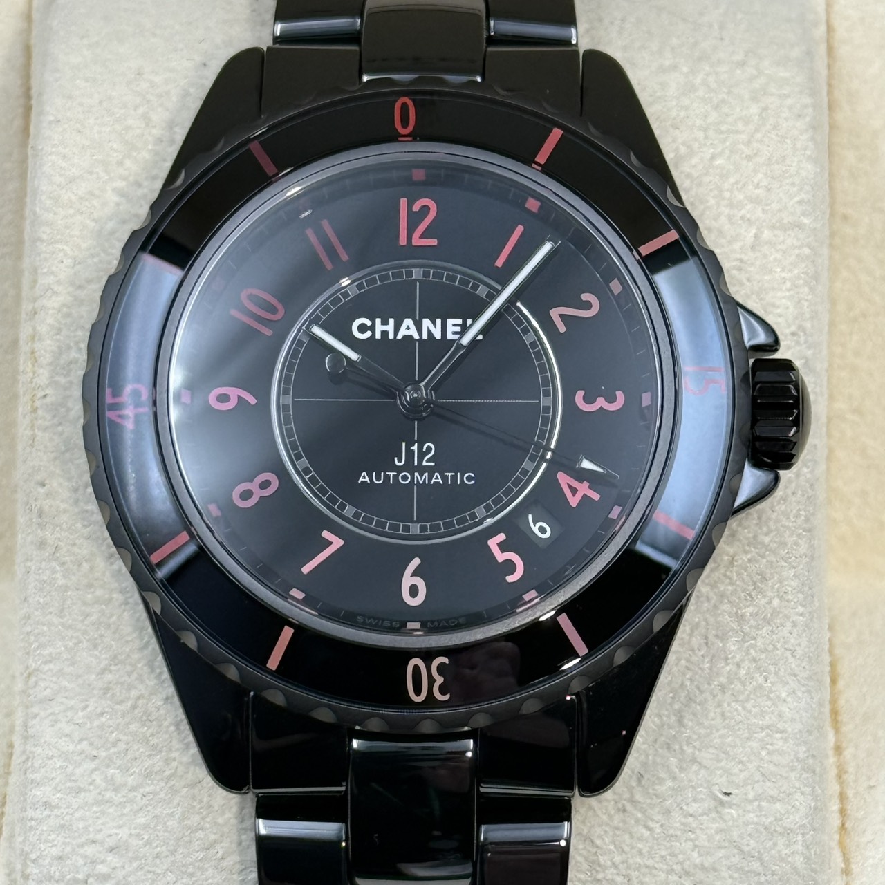 CHANEL(����ͥ�) J12 �֥�å��� H10312 �֥�å� ����ߥå� ̤���� ���ض�Ź ST-794