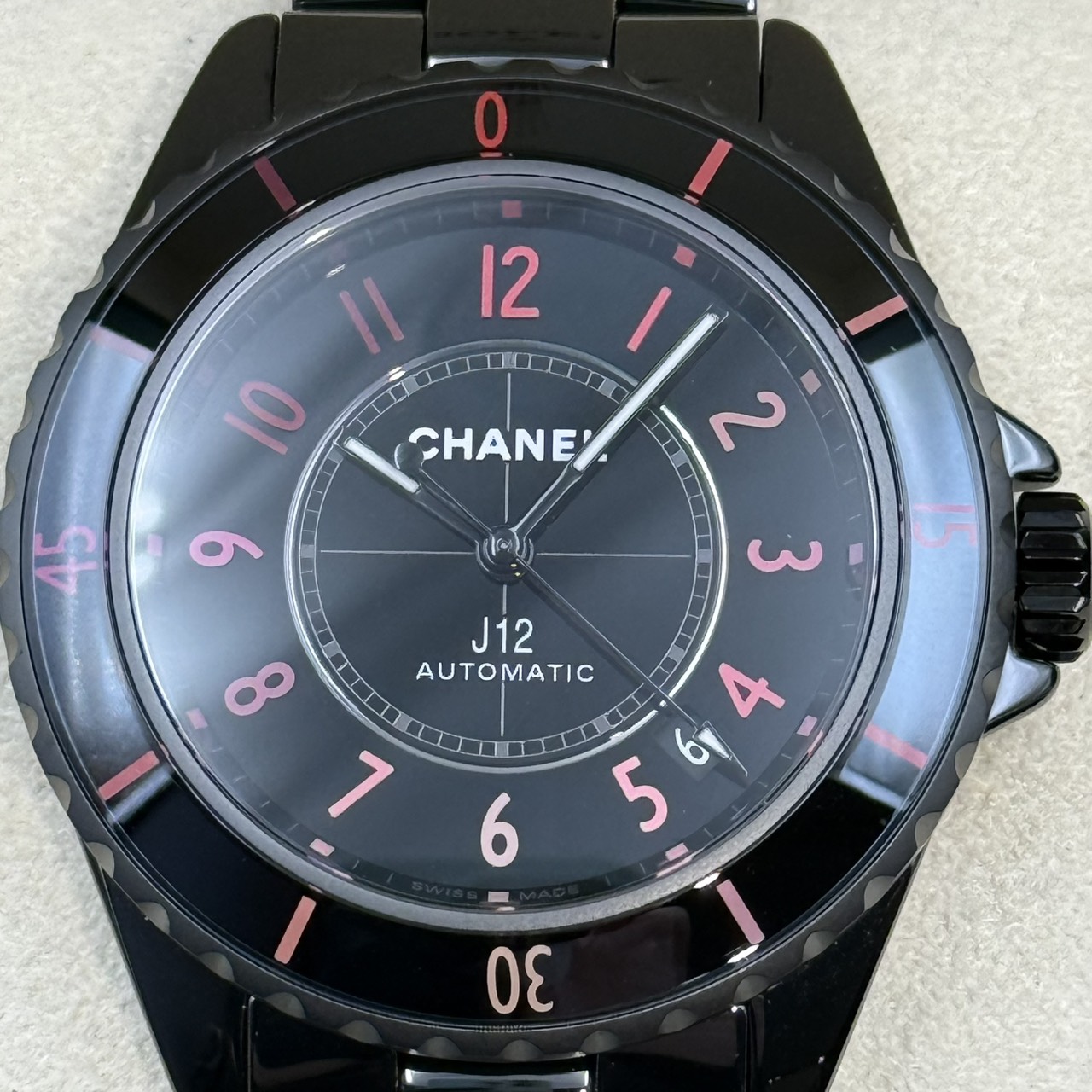 CHANEL(����ͥ�) J12 �֥�å��� H10312 �֥�å� ����ߥå� ̤���� ���ض�Ź ST-794