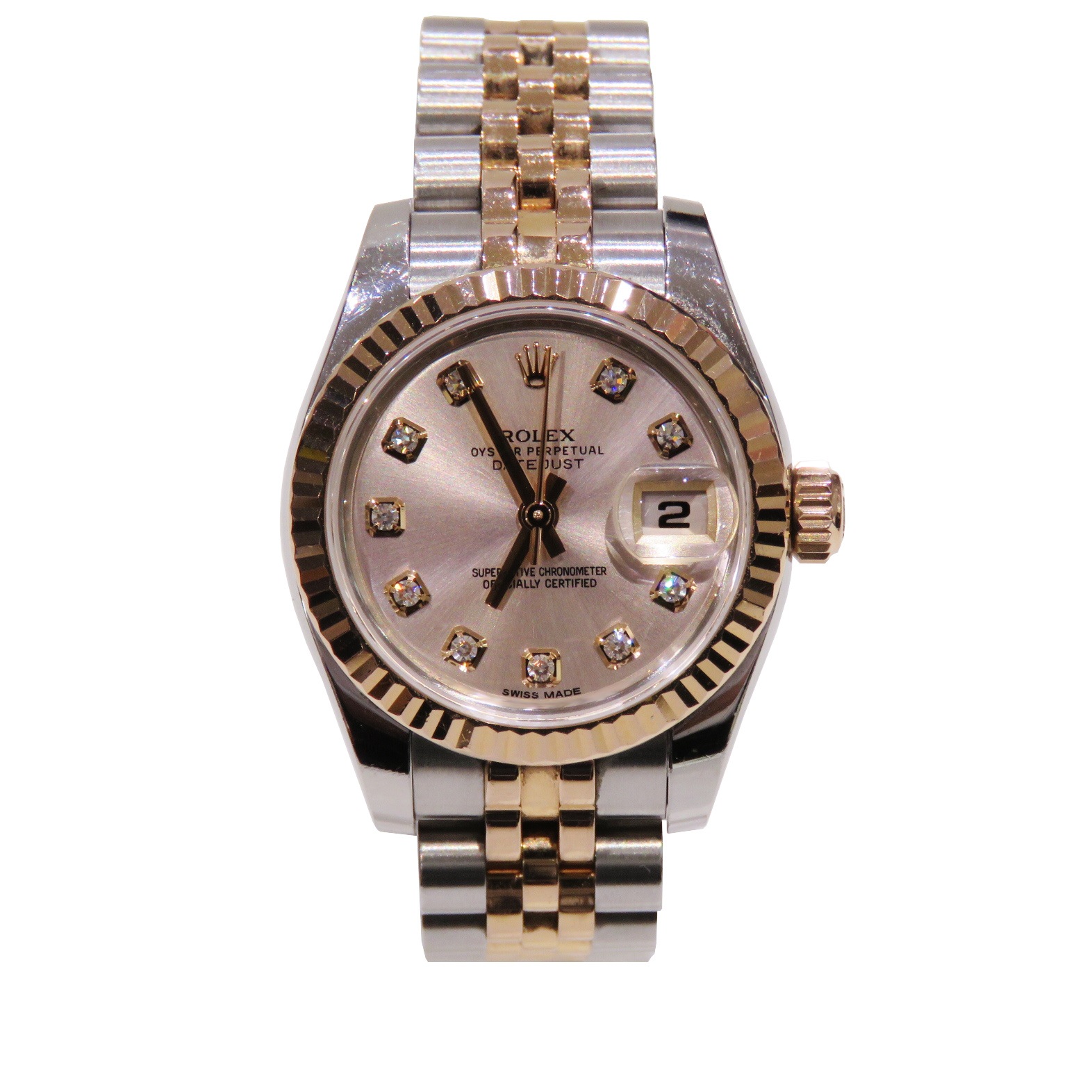B-185 ROLEX (����å���) �ǥ��ȥ��㥹��26 �ӻ��� 179171G �ԥ� 10P������ SS/ERG ����ӥ꡼ ���ΤΤ�(;�ꥳ����°) ��� ���Ź