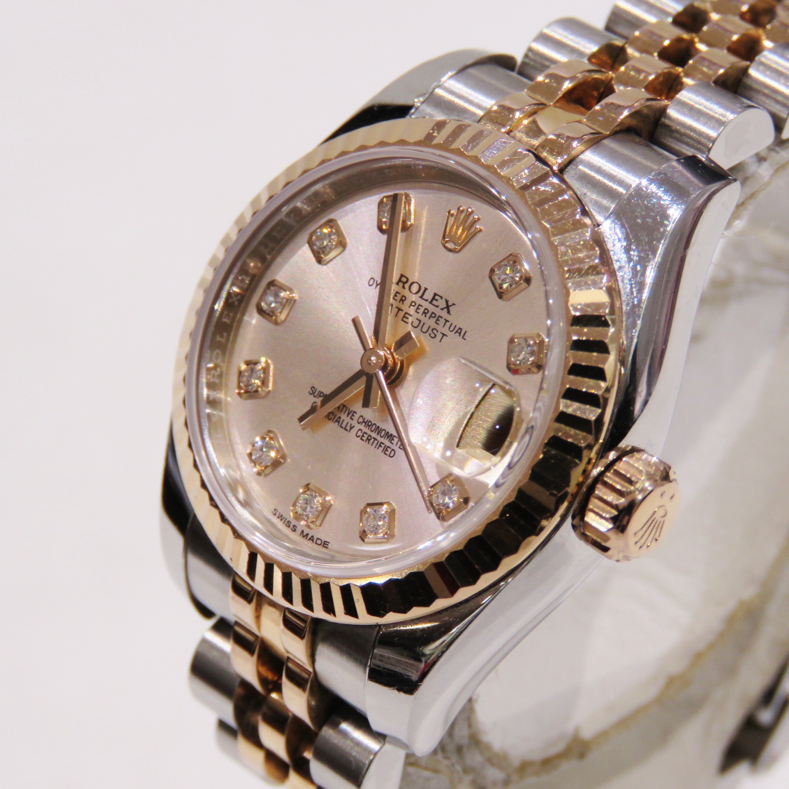 B-185 ROLEX (����å���) �ǥ��ȥ��㥹��26 �ӻ��� 179171G �ԥ� 10P������ SS/ERG ����ӥ꡼ ���ΤΤ�(;�ꥳ����°) ��� ���Ź