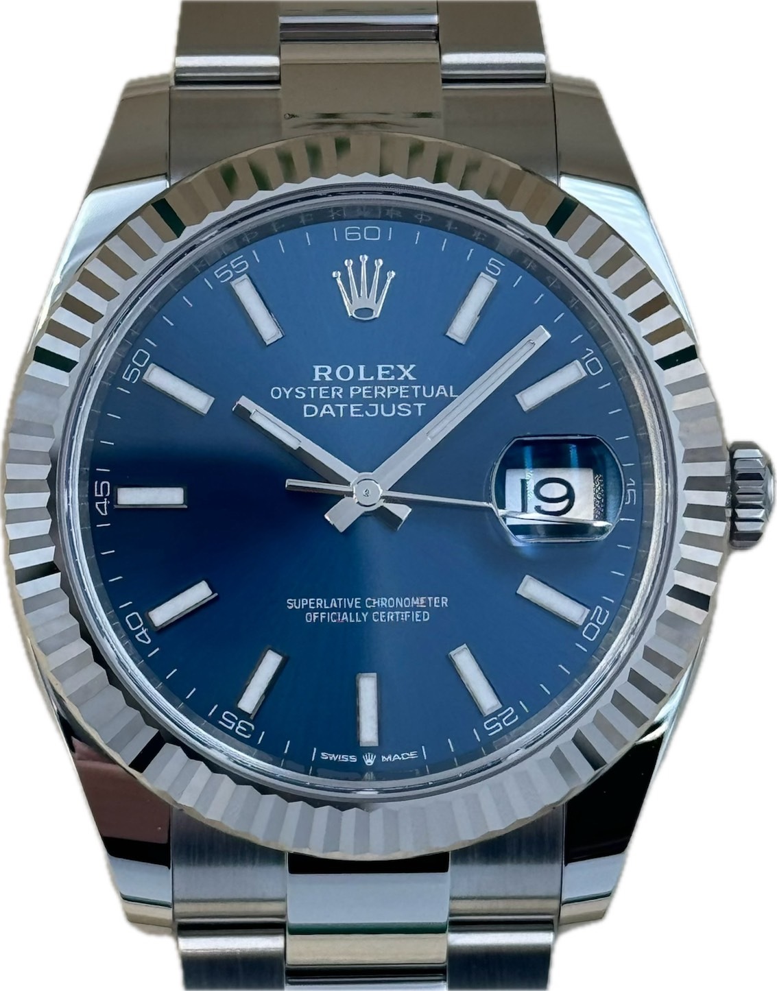 Vintage ROLEX ロレックス デイトジャスト ホワイトゴールド ブルー文字盤 ルーレット 116139BLSL