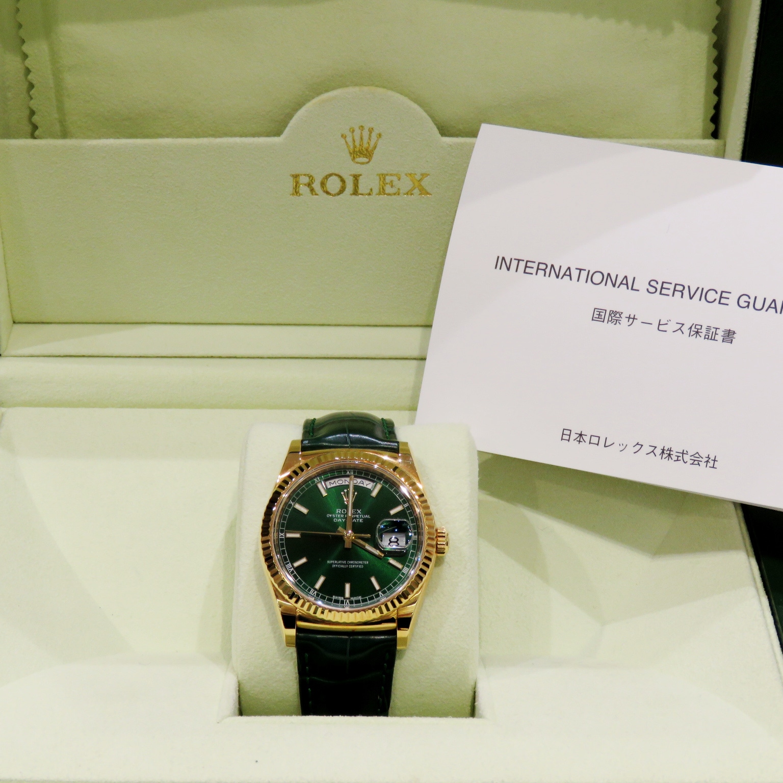 ROLEX (����å���) �ǥ��ǥ���36 �ӻ��� 118238 ���꡼�� YG ���꡼��쥶�� OH��(2023/11) �����̵�� ��� A-166 ���Ź
