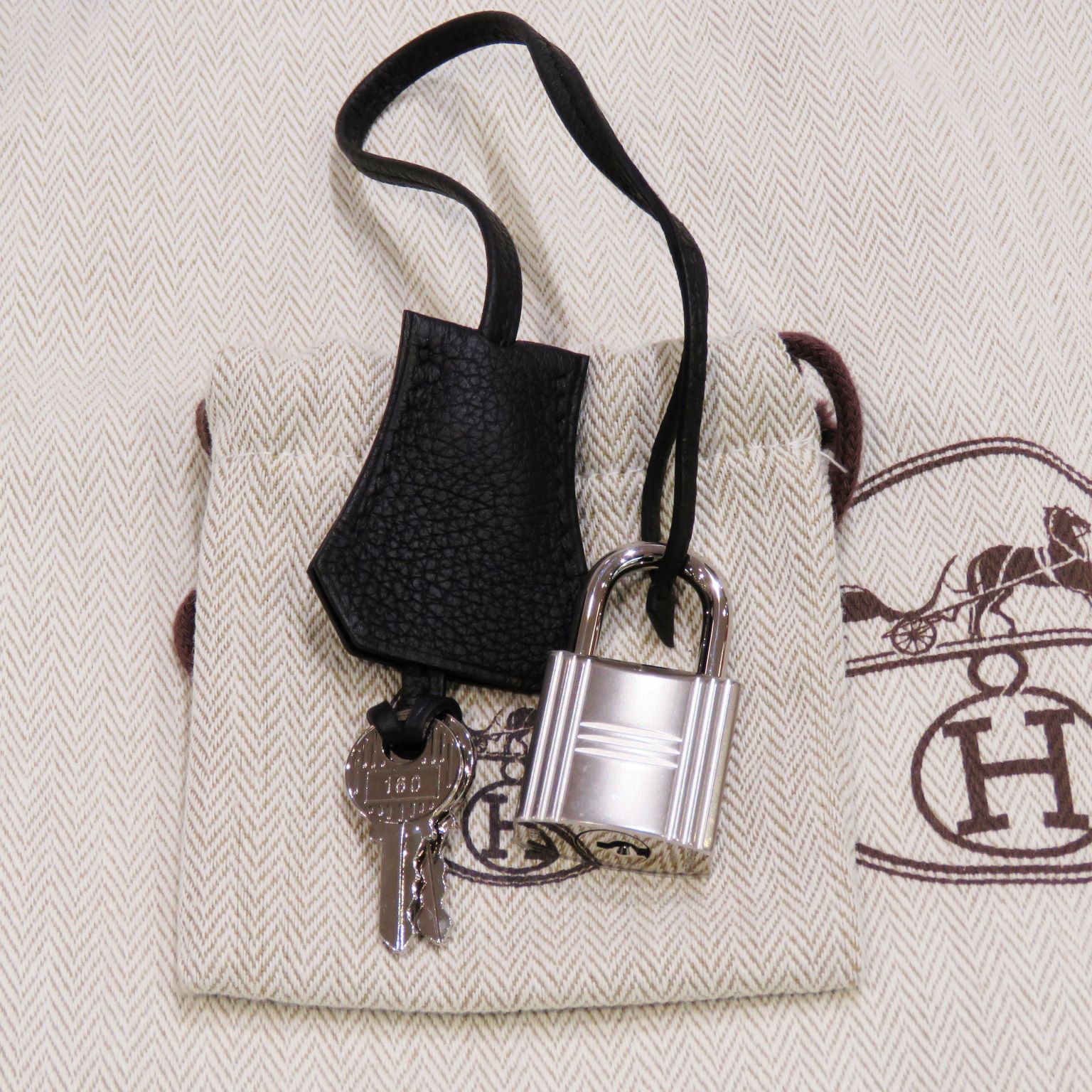 HERMES (����᥹) ���꡼���å���PM ���������Хå� �֥�å�(����С����) �ȥ� W��� ̤������ B55 ���Ź