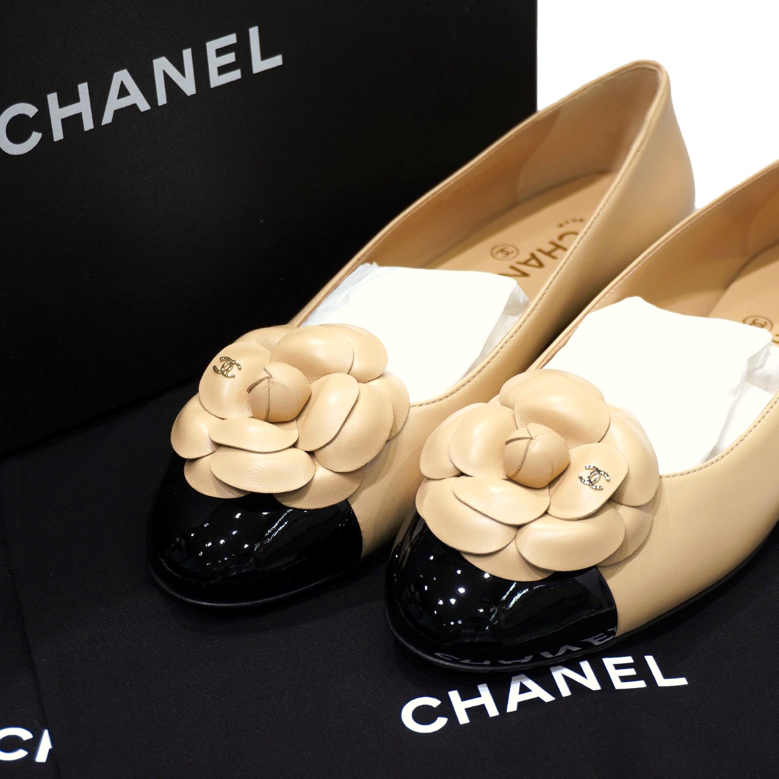 CHANEL (ͥ) Х꡼ G45494 B15866 NV567 37.5(24.5cm)  ١/֥å ॹ/ѥƥȥե ̤ F170 Ź