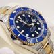 ROLEX (����å���) ���֥ޥ꡼�ʡ��ǥ��� �ӻ��� 126613LB �֥롼 SS/YG ���������� ̤Ĵ�� ��°�ʴ��� ̤������ Z-240 ���Ź