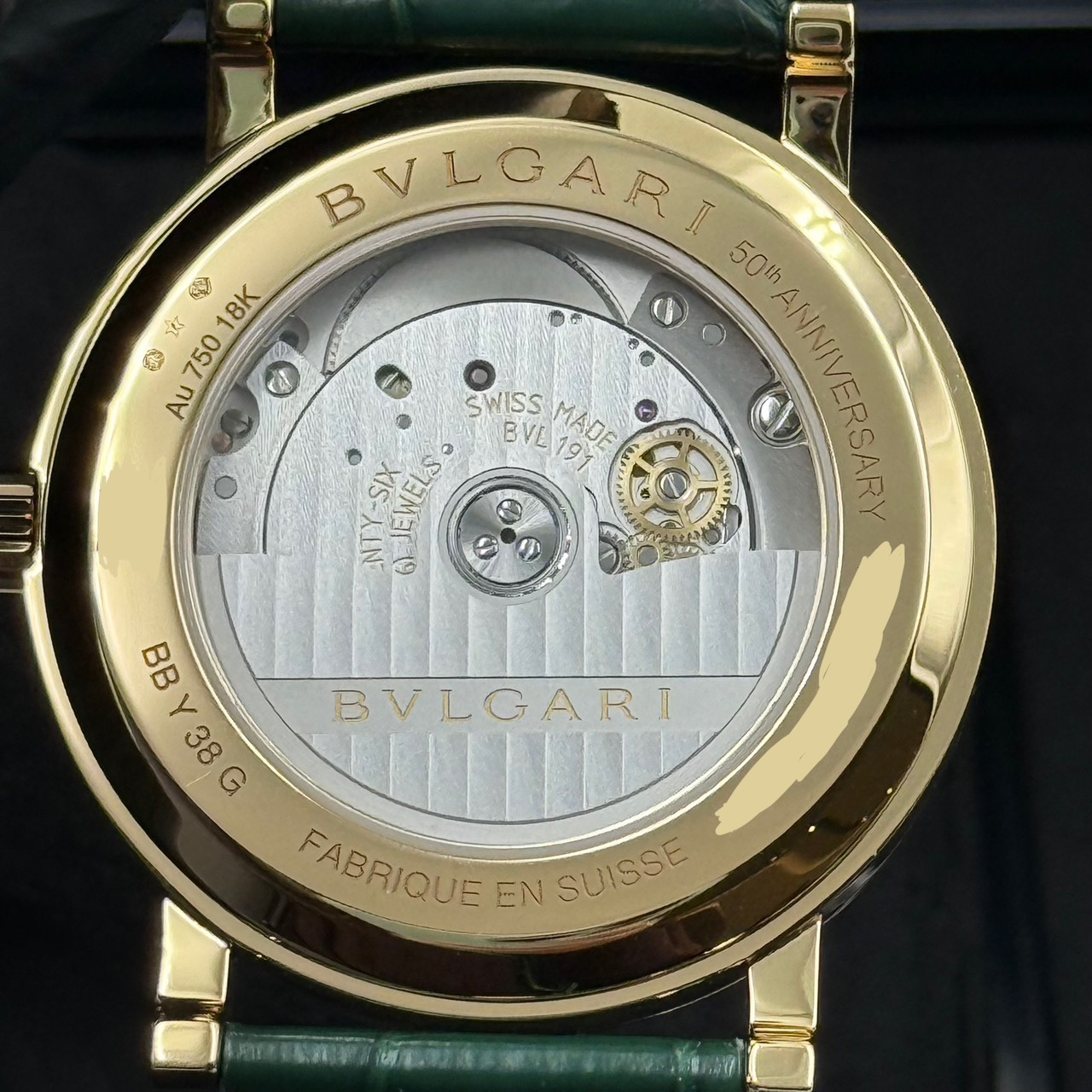 BVLGARI (�֥륬��) �֥륬��֥륬�� 50th���˥С����꡼ 104112 ������ K18/�쥶�� ����Ʊ�� ���ض�Ź ST-793