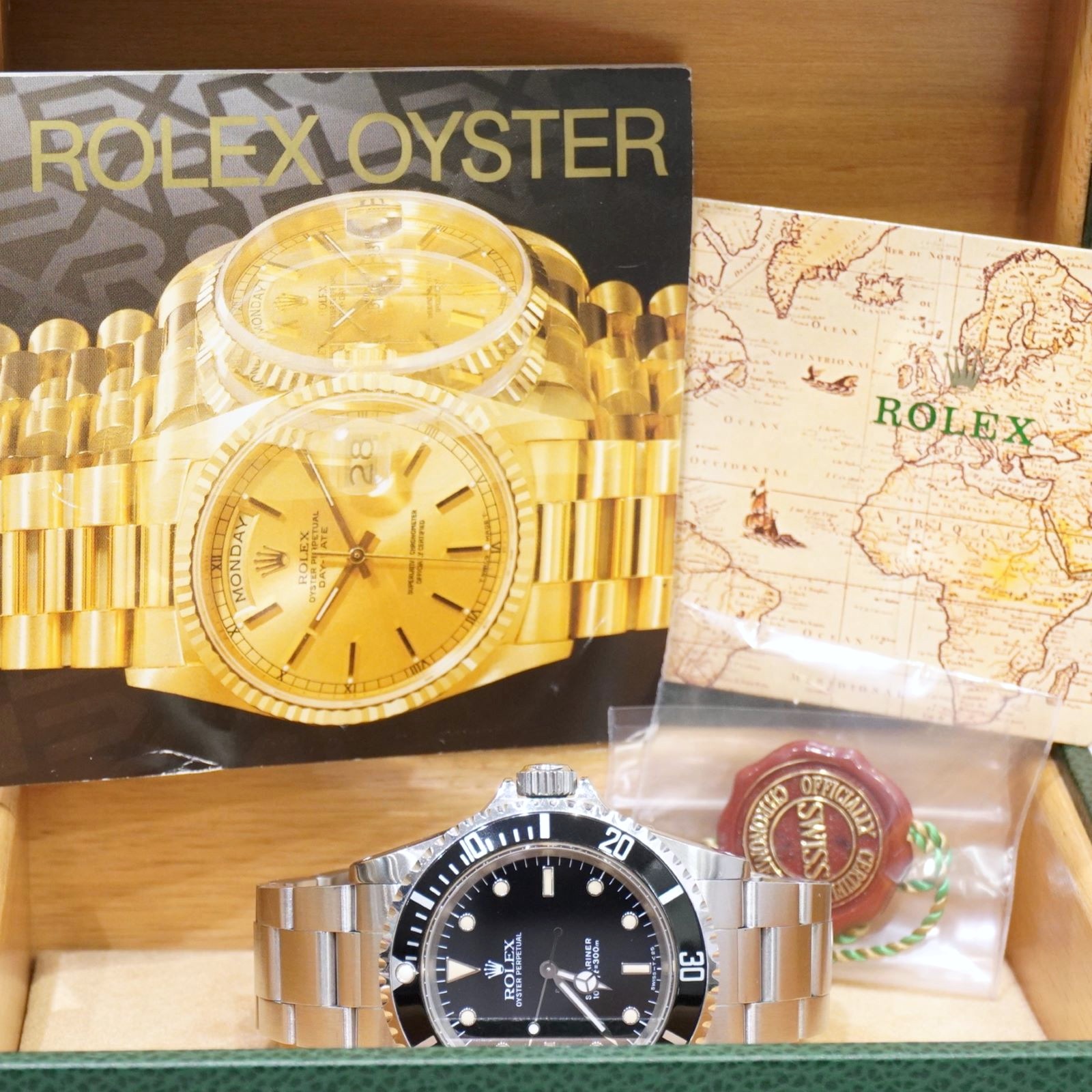 C-280 ROLEX (����å���) ���֥ޥ꡼�ʡ��Υ�ǥ��� �ӻ��� 14060(E��1990ǯ��) �֥�å� SS �ȥ������ �����̵�� ����� ���Ź