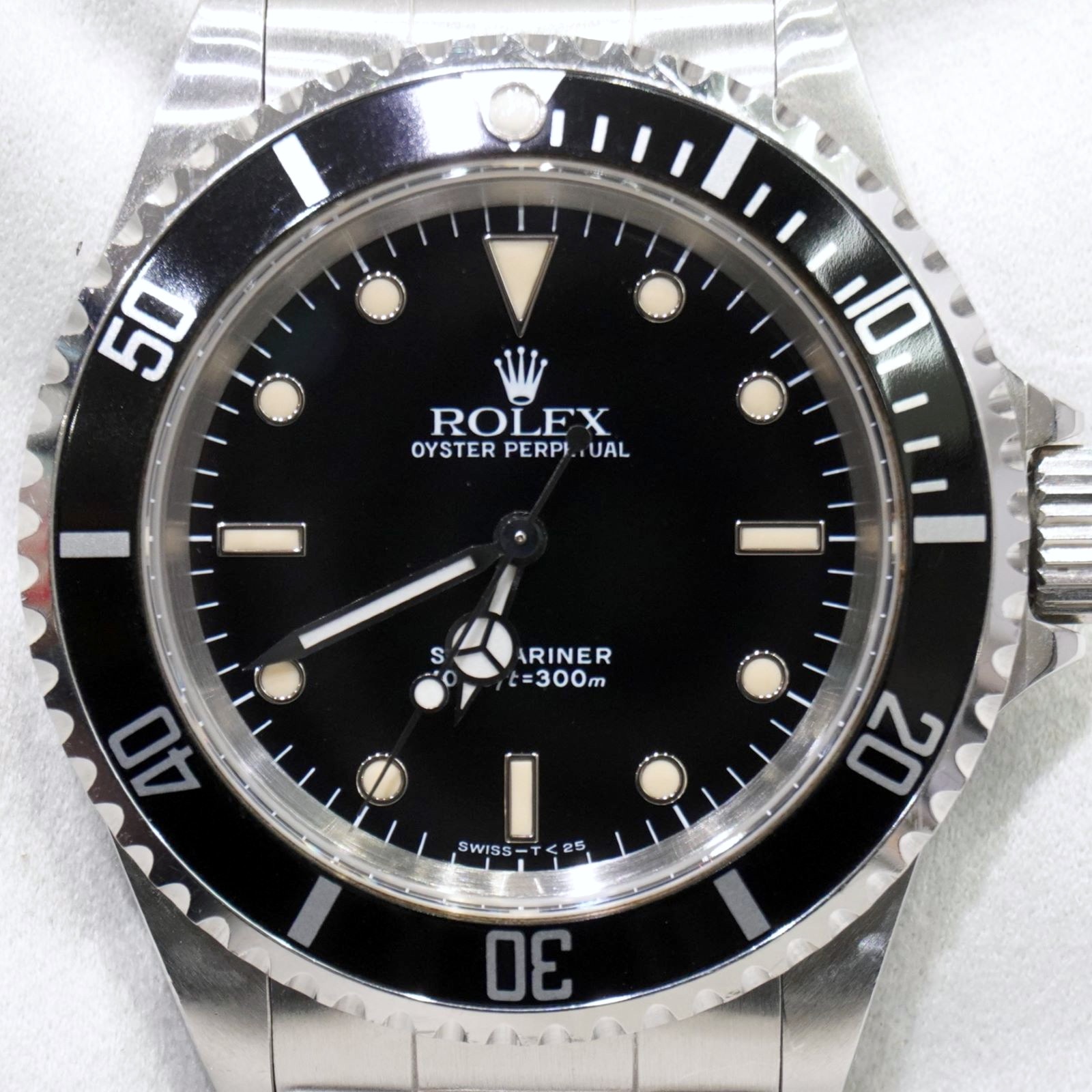 C-280 ROLEX (����å���) ���֥ޥ꡼�ʡ��Υ�ǥ��� �ӻ��� 14060(E��1990ǯ��) �֥�å� SS �ȥ������ �����̵�� ����� ���Ź