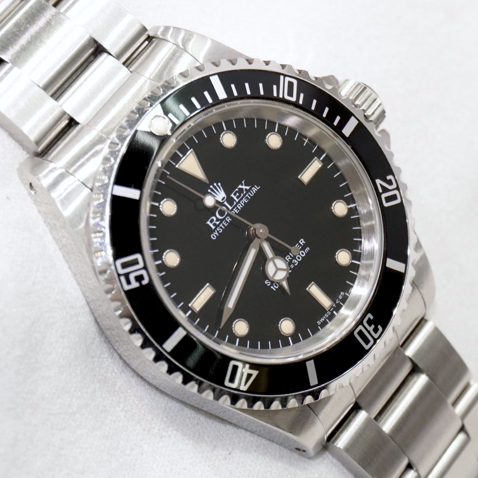 C-280 ROLEX (����å���) ���֥ޥ꡼�ʡ��Υ�ǥ��� �ӻ��� 14060(E��1990ǯ��) �֥�å� SS �ȥ������ �����̵�� ����� ���Ź