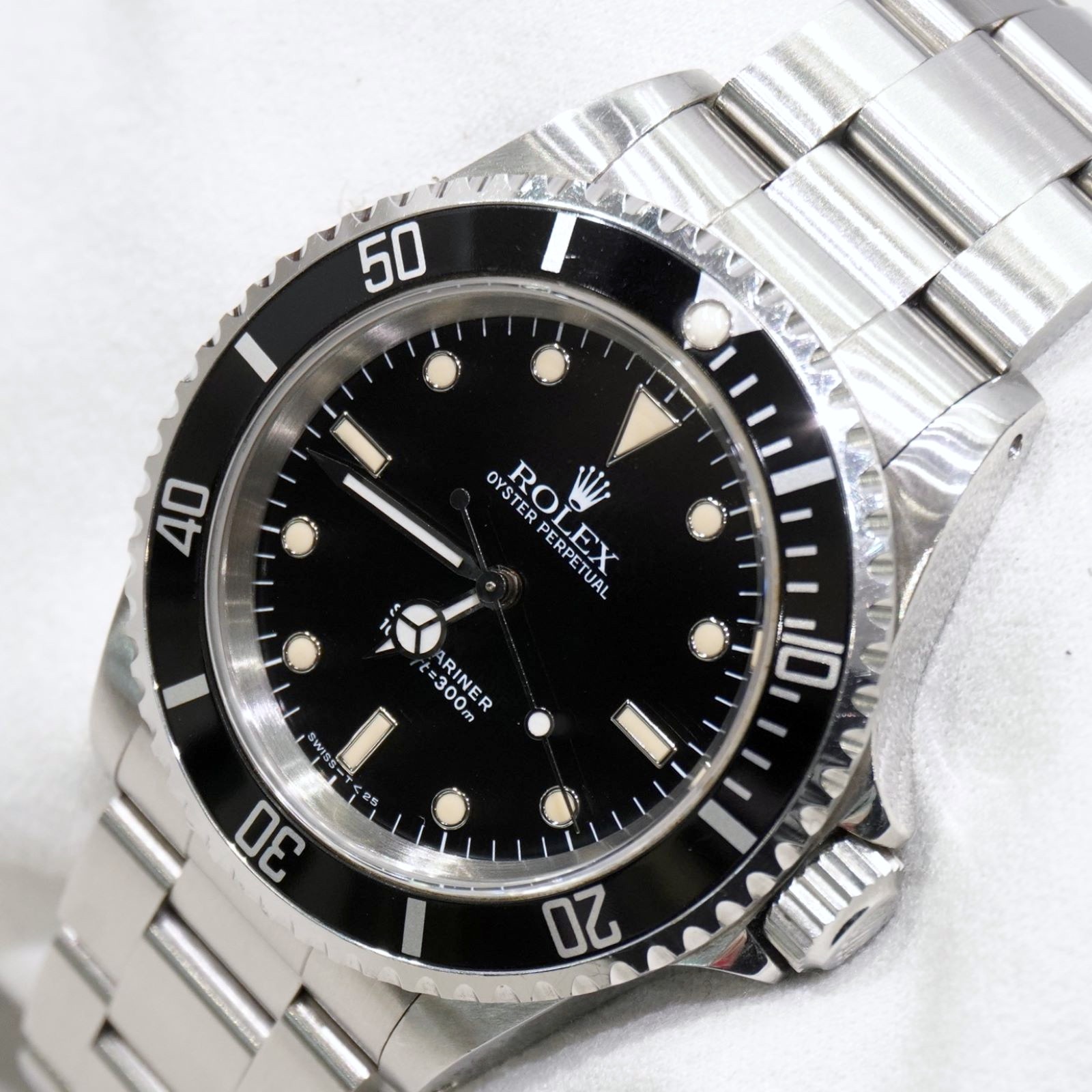 C-280 ROLEX (����å���) ���֥ޥ꡼�ʡ��Υ�ǥ��� �ӻ��� 14060(E��1990ǯ��) �֥�å� SS �ȥ������ �����̵�� ����� ���Ź
