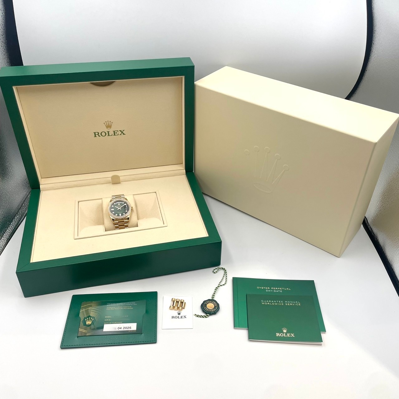 ROLEX(����å���) �ǥ��ǥ���36 128348RBR ���꡼�󥪥�֥� 10P������ 2025ǯ4�� ̤���� ���� ST-130 (���ض�Ź)