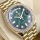 ROLEX(����å���) �ǥ��ǥ���36 128348RBR ���꡼�󥪥�֥� 10P������ 2025ǯ4�� ̤���� ���� ST-130 (���ض�Ź)