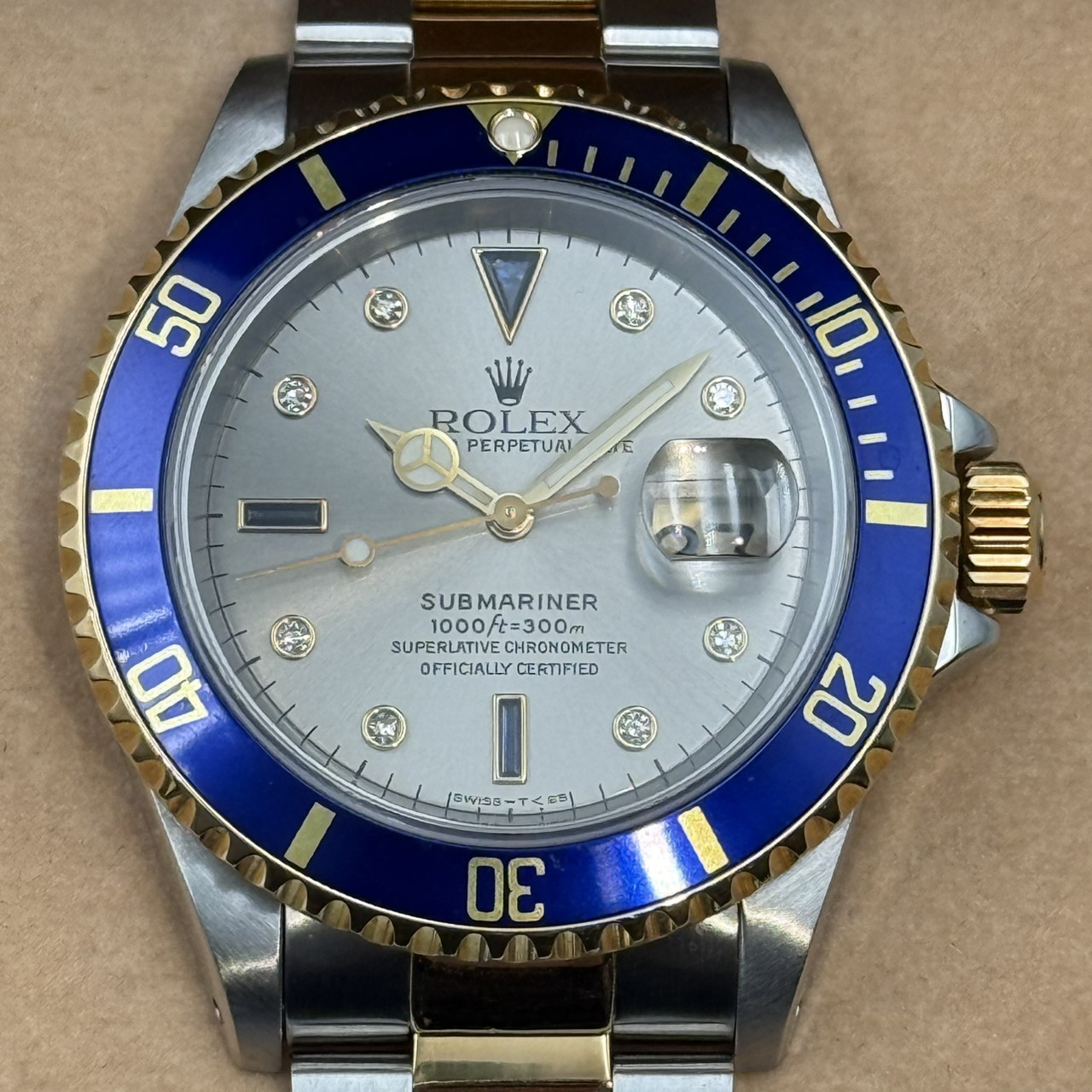 ROLEX(����å���) ���֥ޥ꡼�ʥǥ��� 16613SG ����С� T��(1996) ����� ���ض�Ź ST-692