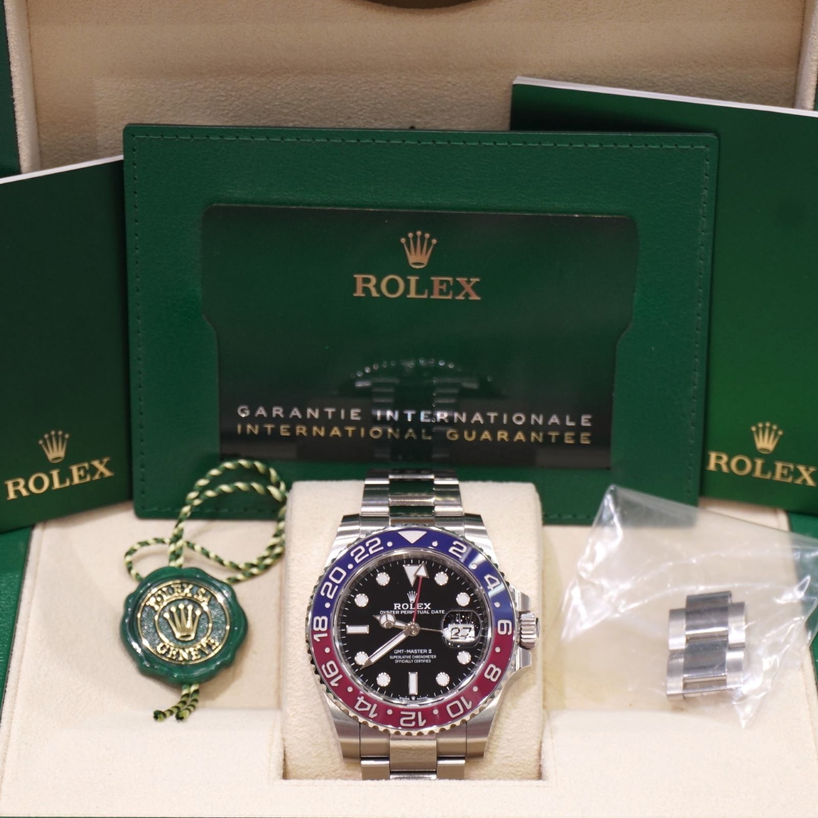 C-204 ROLEX (����å���) GMT�ޥ������� �ӻ��� 126710BLRO �֥�å� SS ���������� ��°�ʴ��� ����� ���Ź