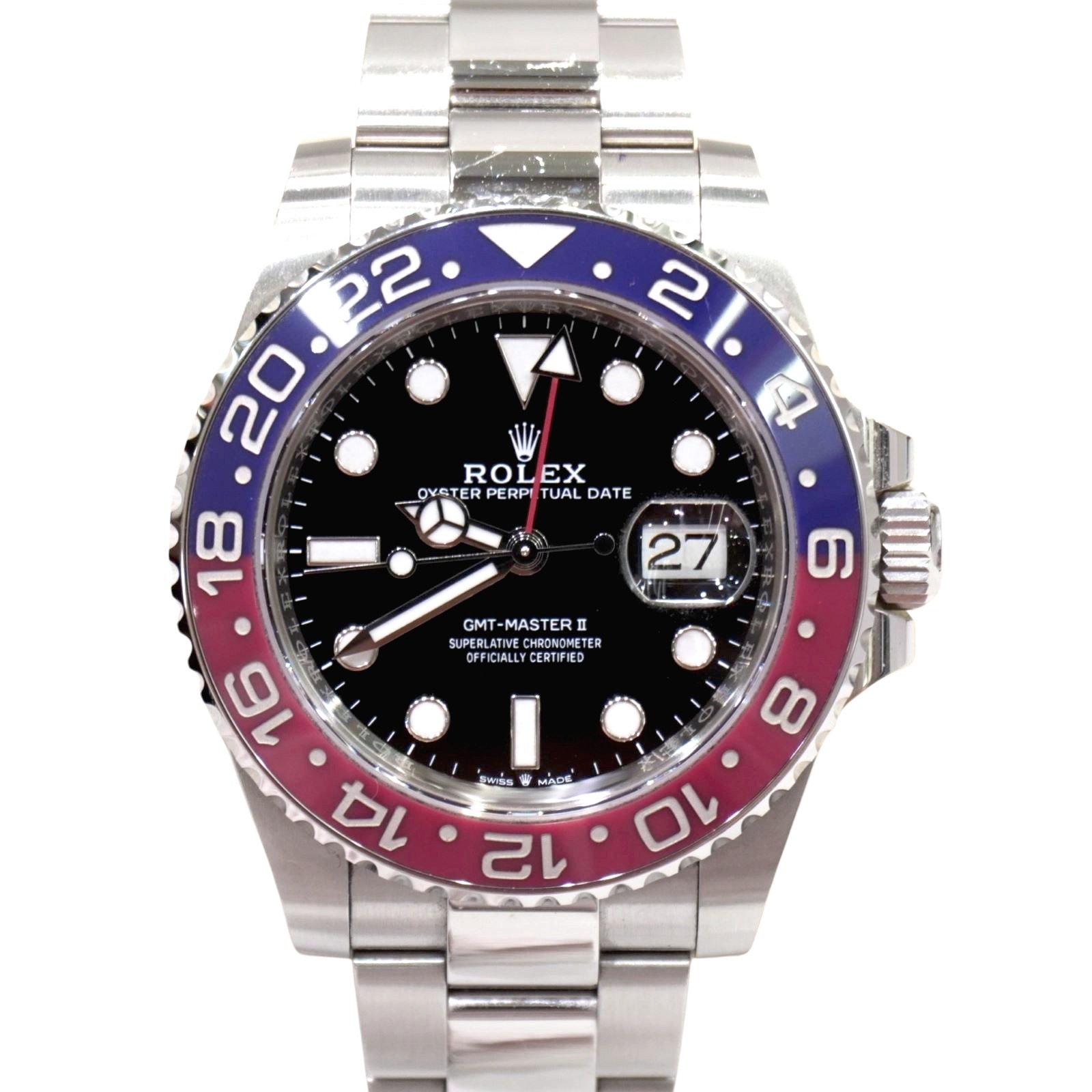 C-204 ROLEX (����å���) GMT�ޥ������� �ӻ��� 126710BLRO �֥�å� SS ���������� ��°�ʴ��� ����� ���Ź