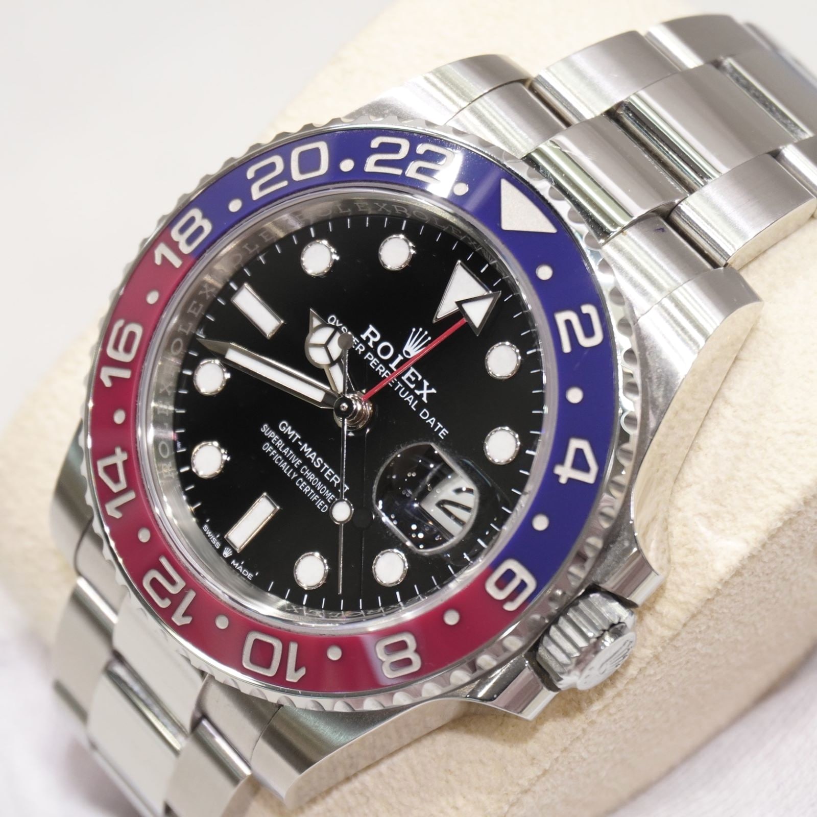 C-204 ROLEX (����å���) GMT�ޥ������� �ӻ��� 126710BLRO �֥�å� SS ���������� ��°�ʴ��� ����� ���Ź