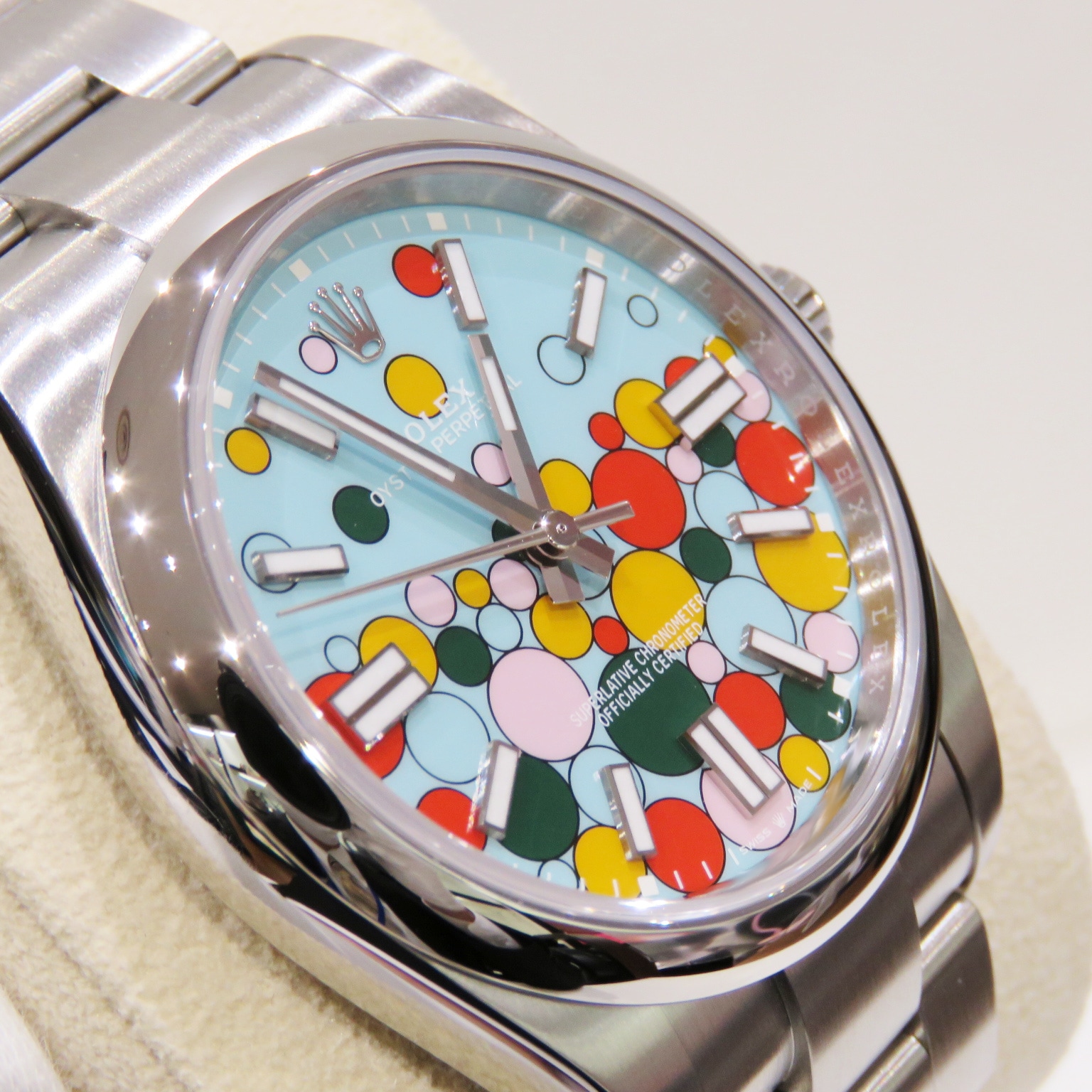 C-238 ROLEX (����å���) �����������ѡ��ڥ��奢��41 �ӻ��� 124300 ����֥졼����� SS ���������� ̤Ĵ�� ��°�ʴ��� ����Ʊ�� ���Ź
