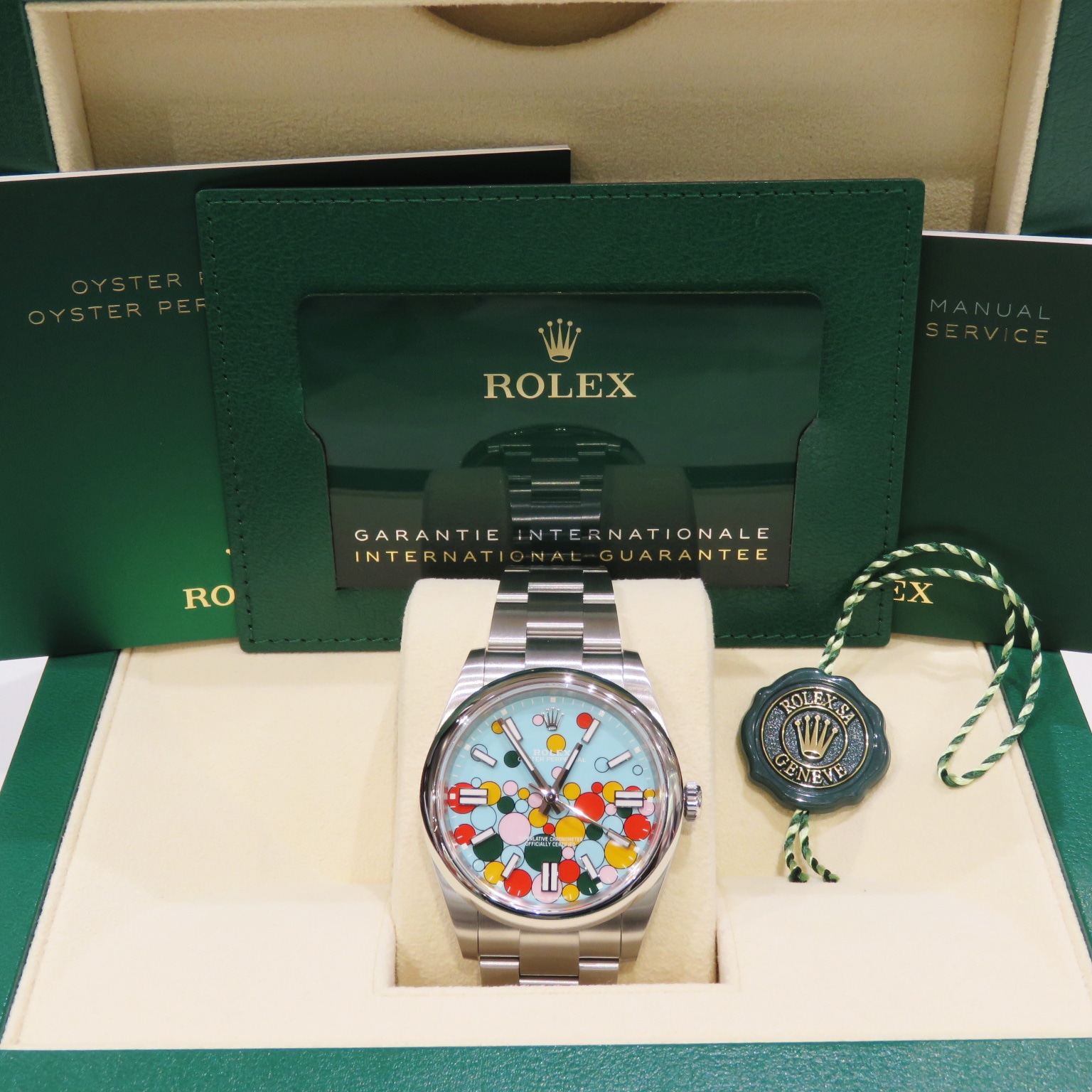 C-238 ROLEX (����å���) �����������ѡ��ڥ��奢��41 �ӻ��� 124300 ����֥졼����� SS ���������� ̤Ĵ�� ��°�ʴ��� ����Ʊ�� ���Ź