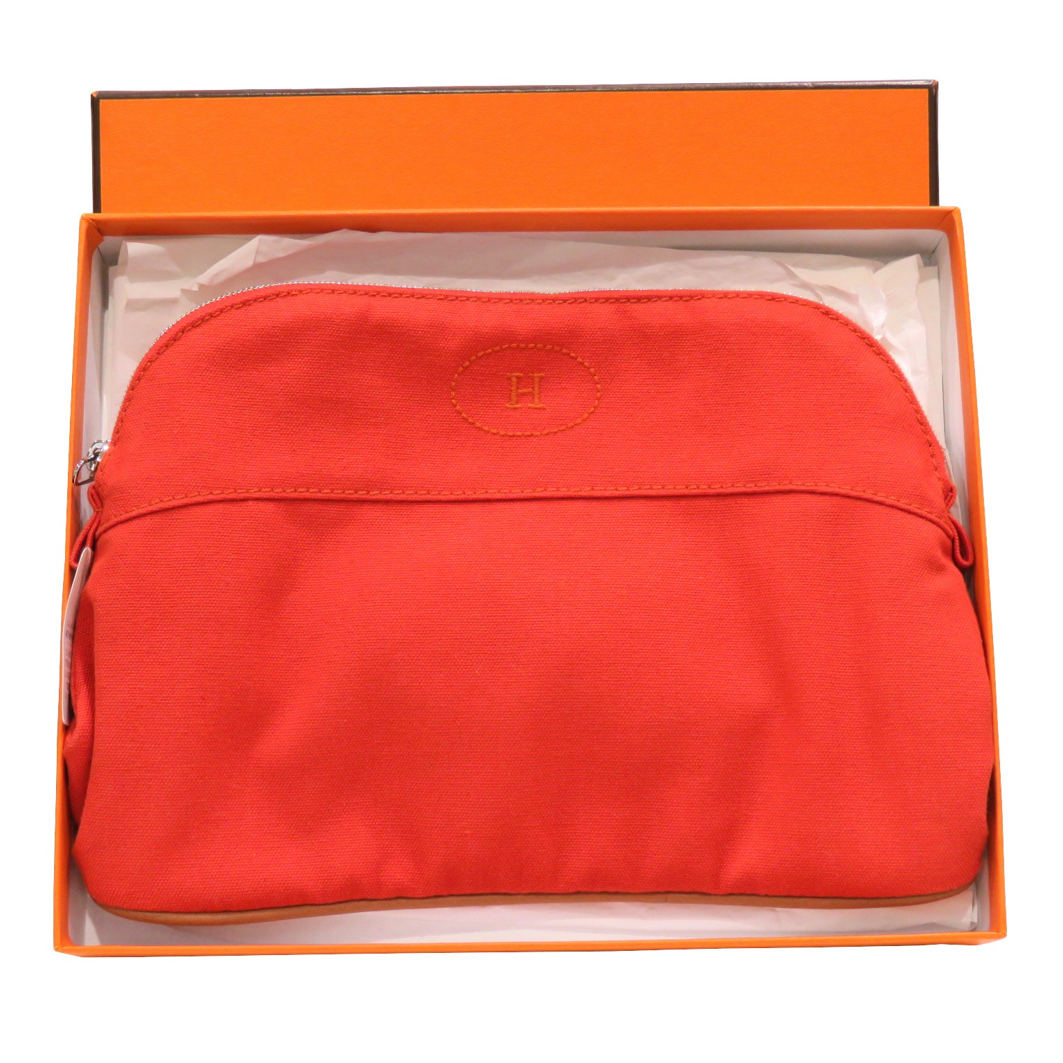 HERMES (����᥹) �ܥ꡼�ɥݡ���MM �ݡ��� �ƥ饳�å� ���åȥ󥭥��Х�/�쥶�� ̤���� H154 ���Ź