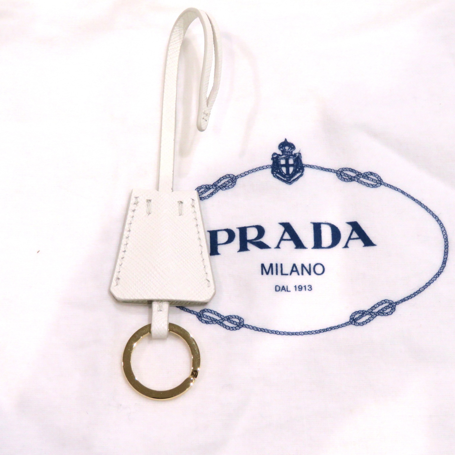 PRADA (�ץ��) Re-Edition 2005 ���ե������Υ쥶�� �Хå� ���������Хå� 1BH204_NZV_F02EN_V_V2M �ۥ磻�� �쥶�� ���A N237 ���Ź