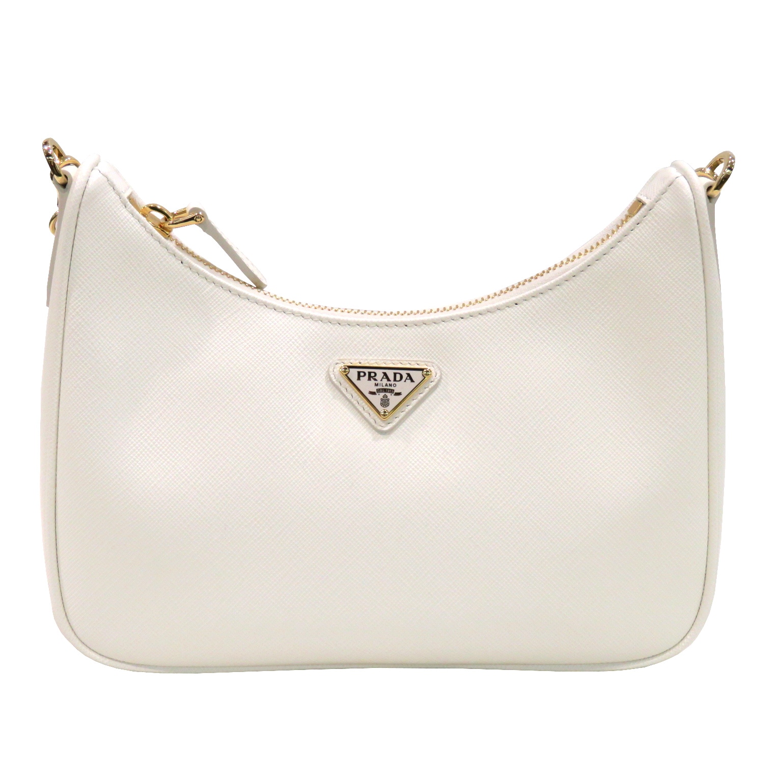 Prada Re-Edition ショルダーバッグ | ホワイト | FARFETCH JP