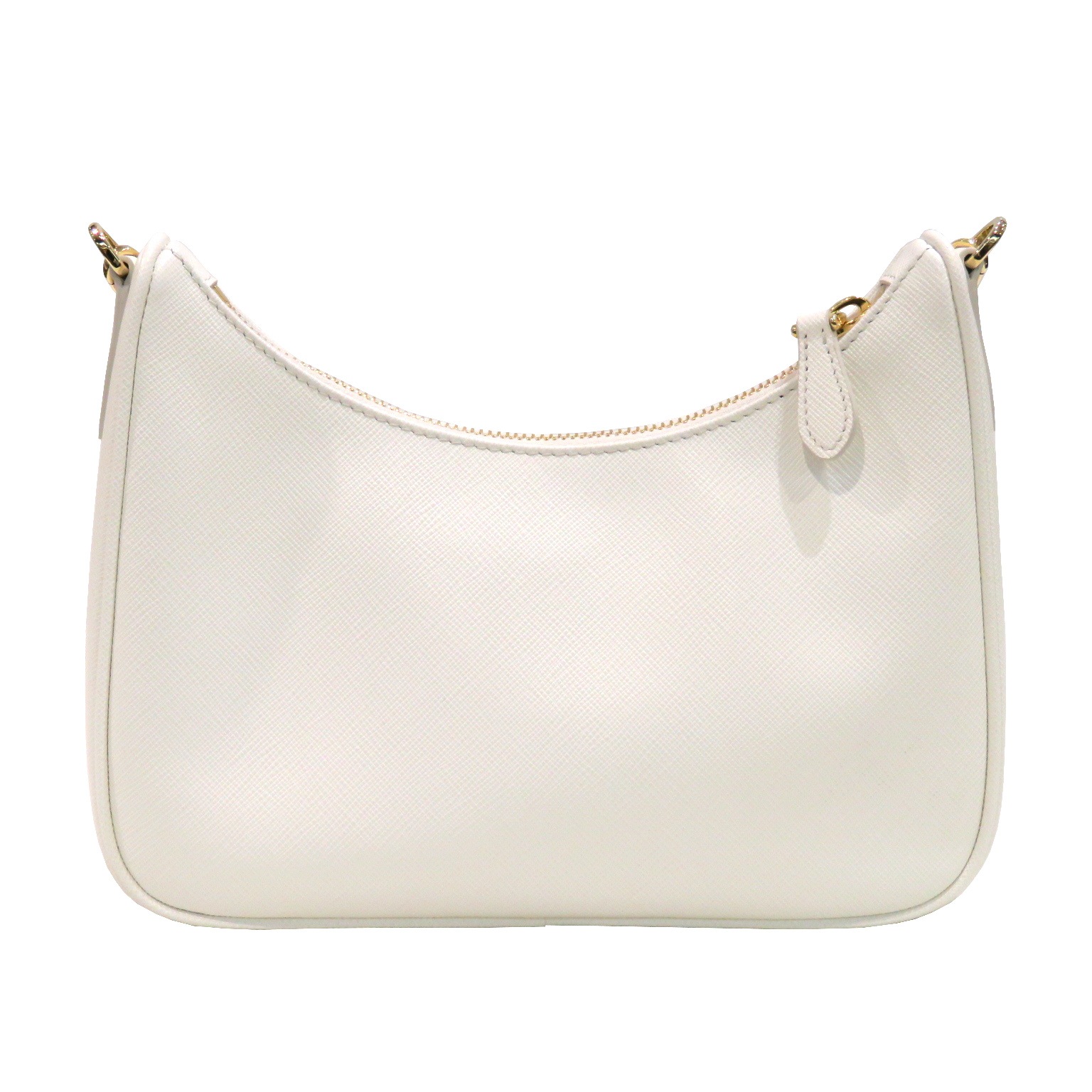 PRADA (�ץ��) Re-Edition 2005 ���ե������Υ쥶�� �Хå� ���������Хå� 1BH204_NZV_F02EN_V_V2M �ۥ磻�� �쥶�� ���A N237 ���Ź